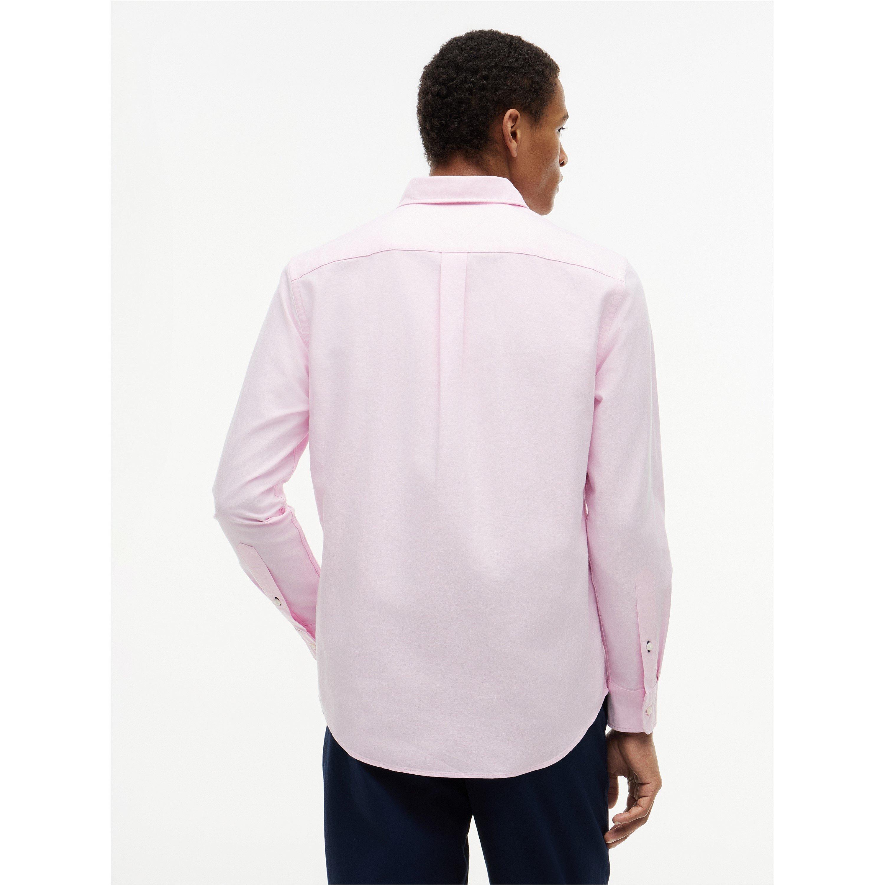 Rose Petal - Tommy Hilfiger - Men's Long Sleeve Shirt - 6