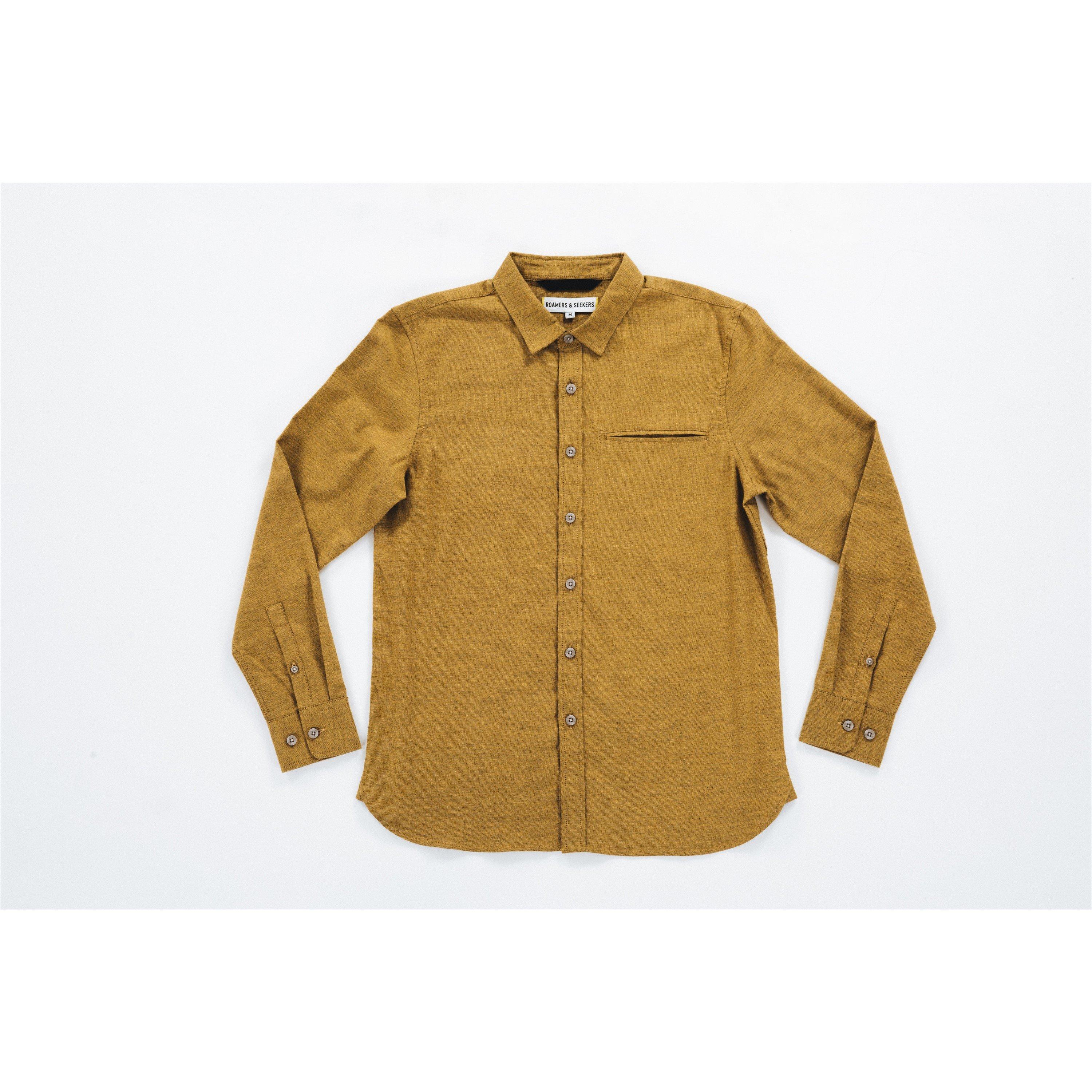 мъжко 's Willow Long Sleeve Plain Shirt