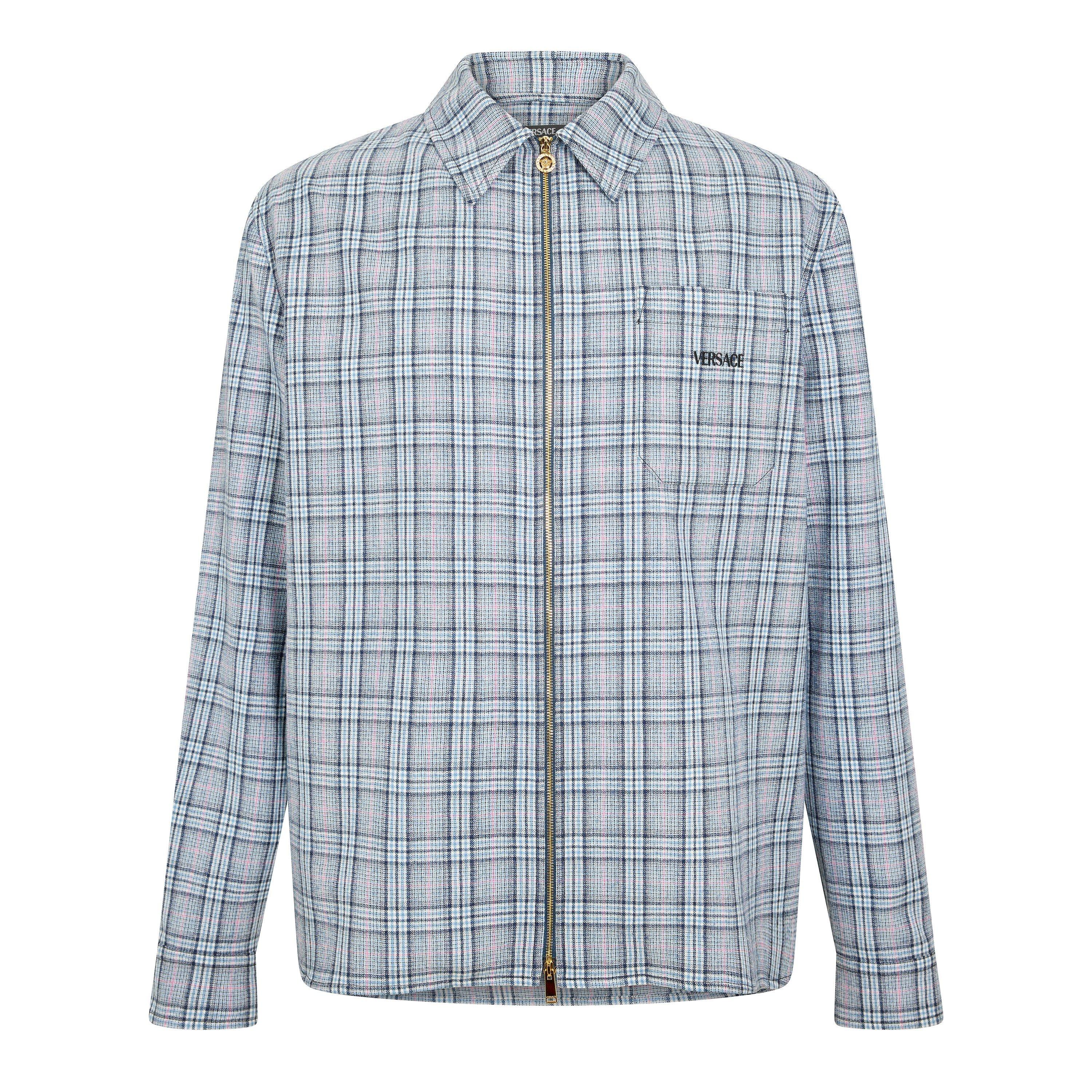 Midnight Blue - Versace - Versace Flnnl Shirt Sn61 - 1