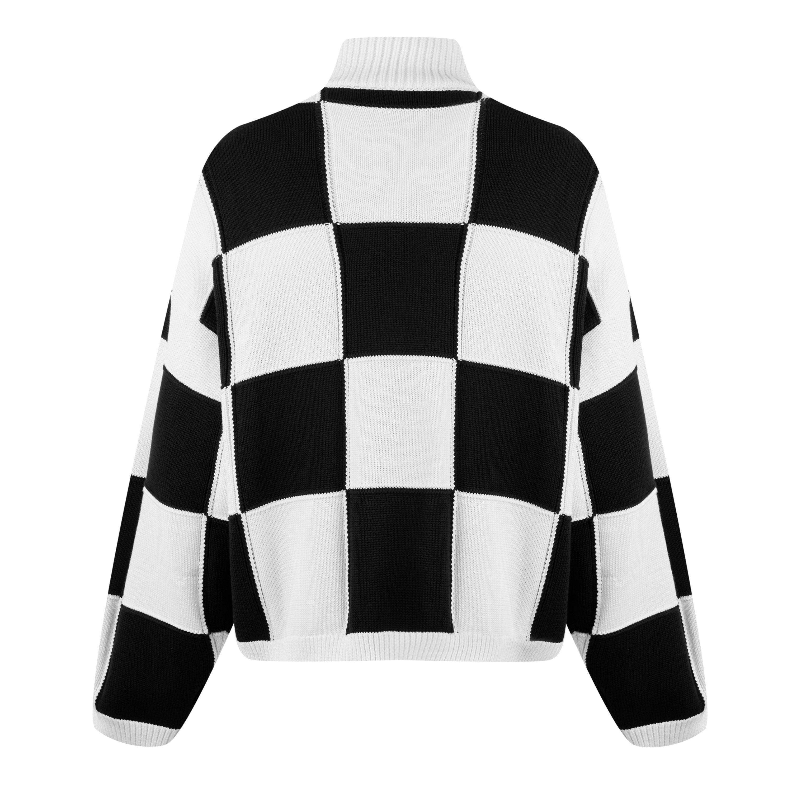 Black/White - Cole Buxton - Check Track Jacket - 6