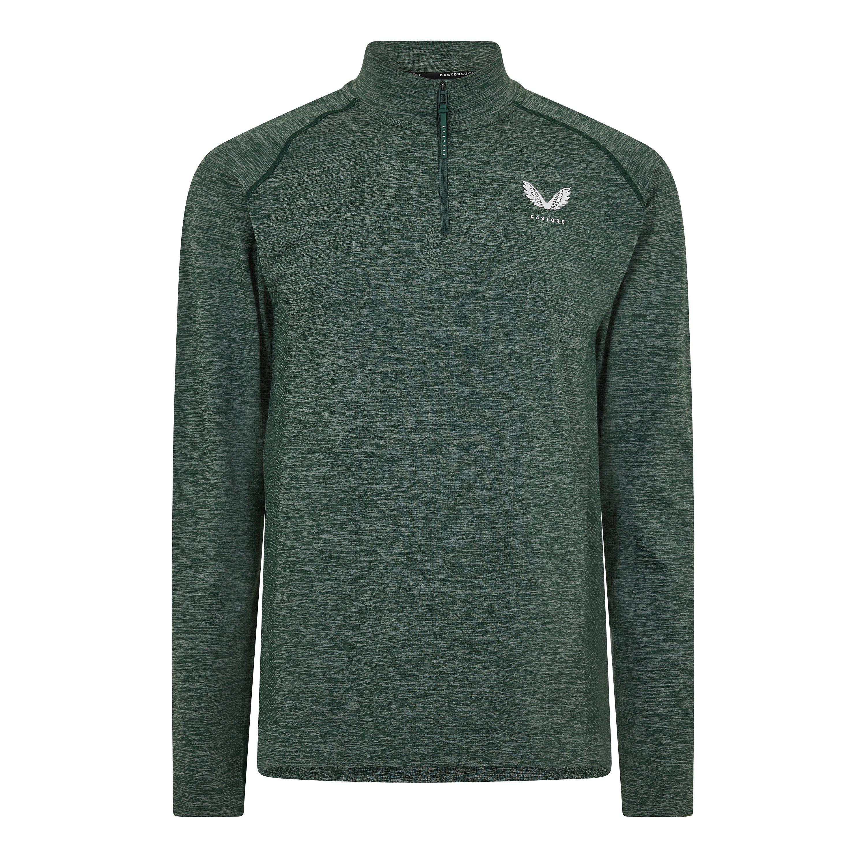 Pine Grey - Castore - Men's 1/4 Zip Fleece - 1