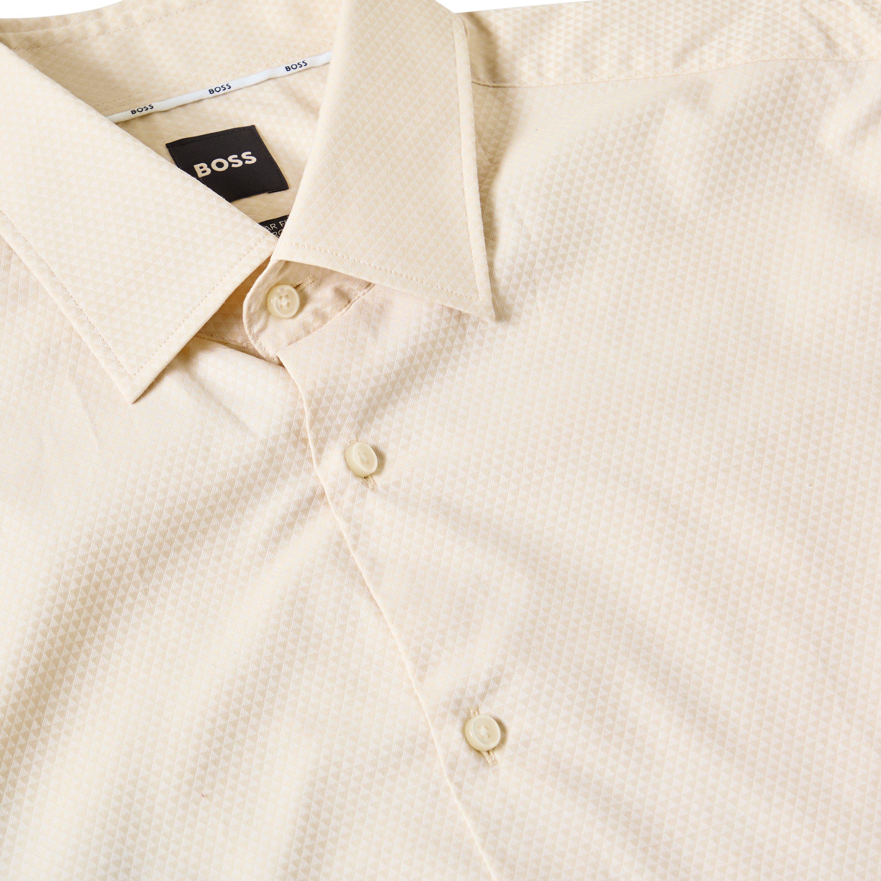 Open White - Boss - Men's H JOE Kent Long Sleeve Oxford Shirt - 3