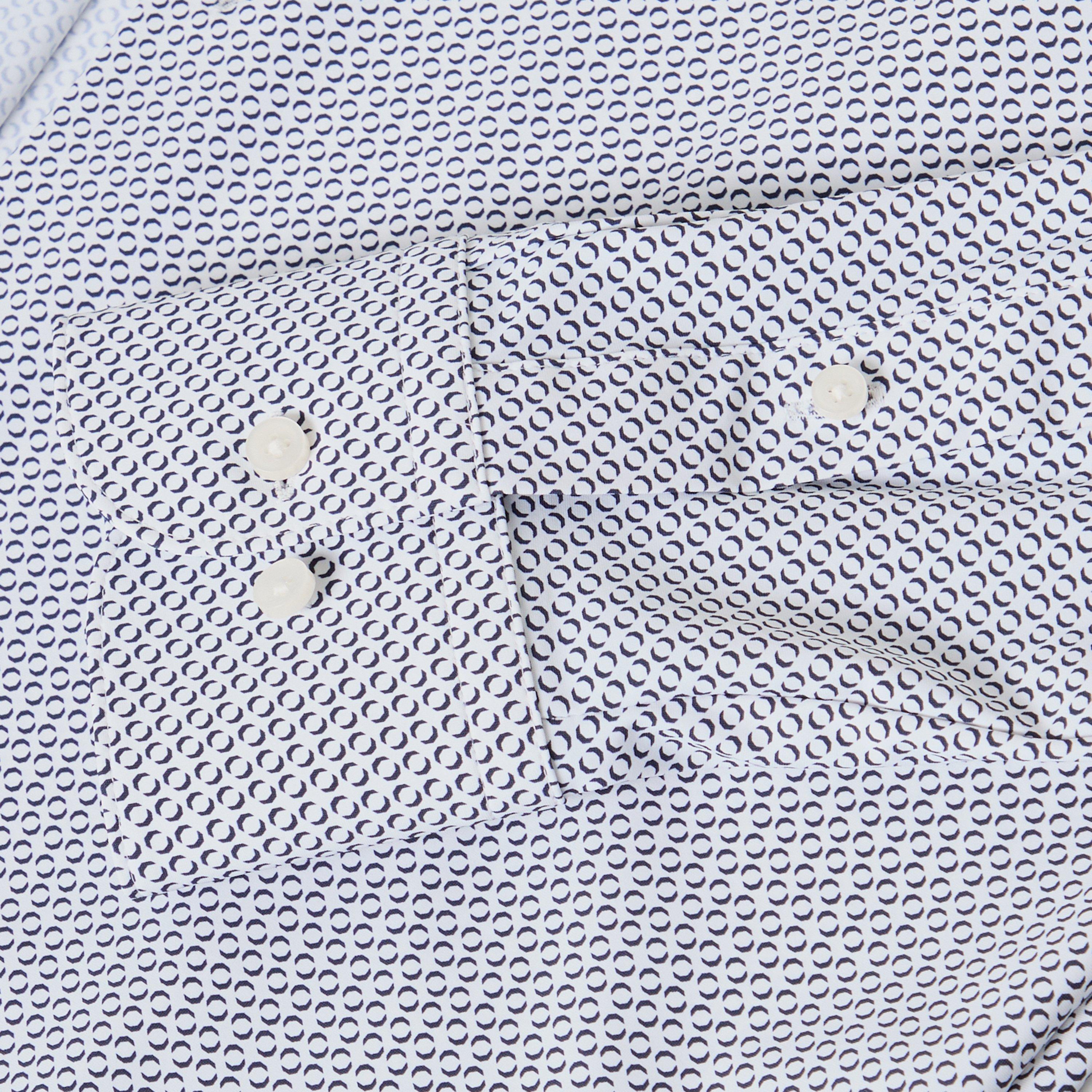 Dark Blue - Boss - Men's P Hank S Kent Long Sleeve Oxford Shirt - 3