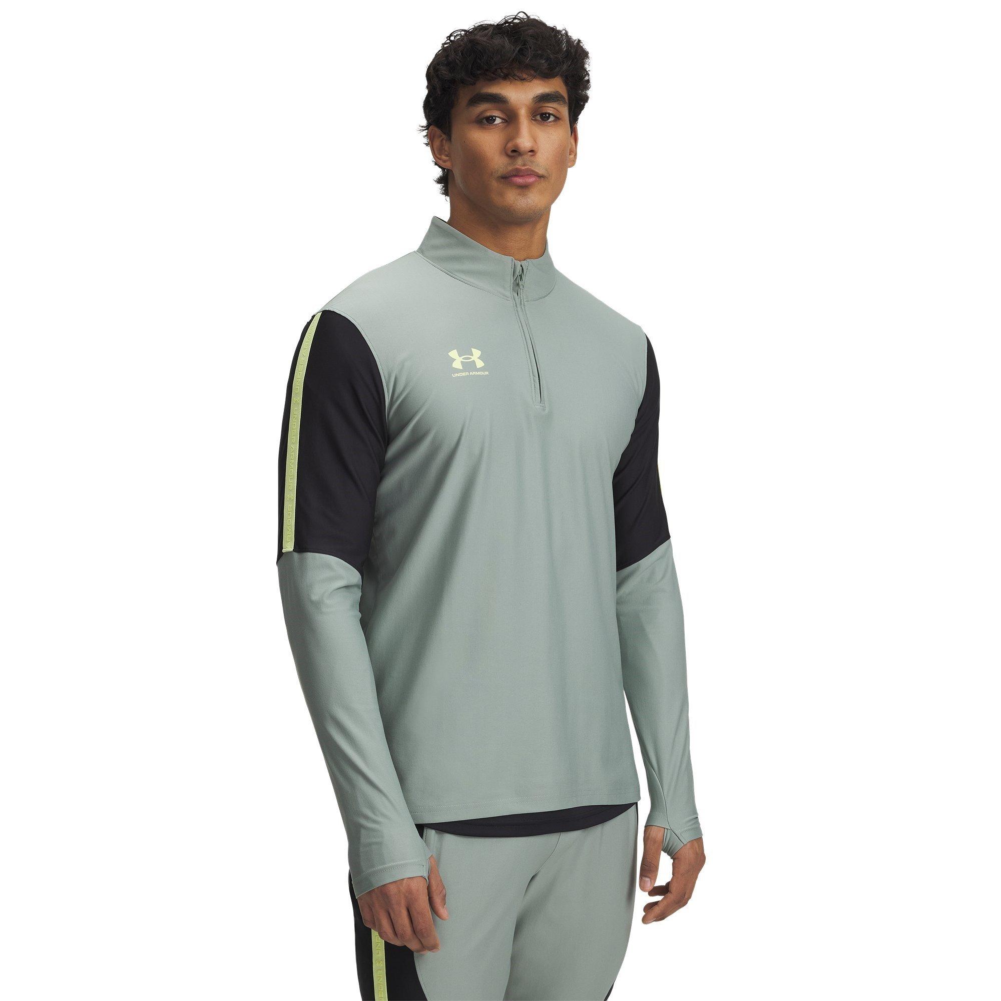 Under Armour Men's Zipped Drill Top - Silica Green - S