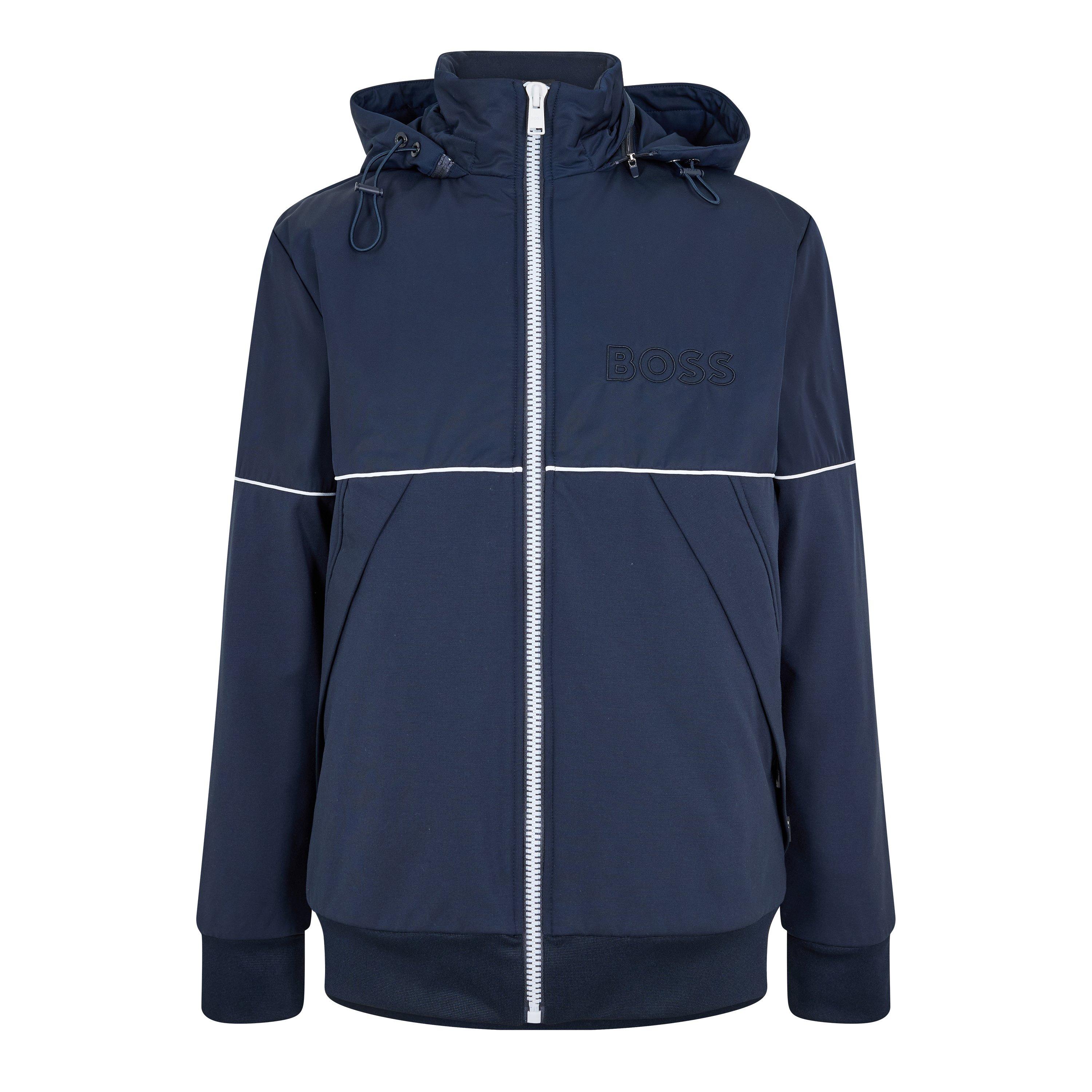 Dark Blue - Boss - Steele 21 10258165 01 Tracksuit Top Mens - 1