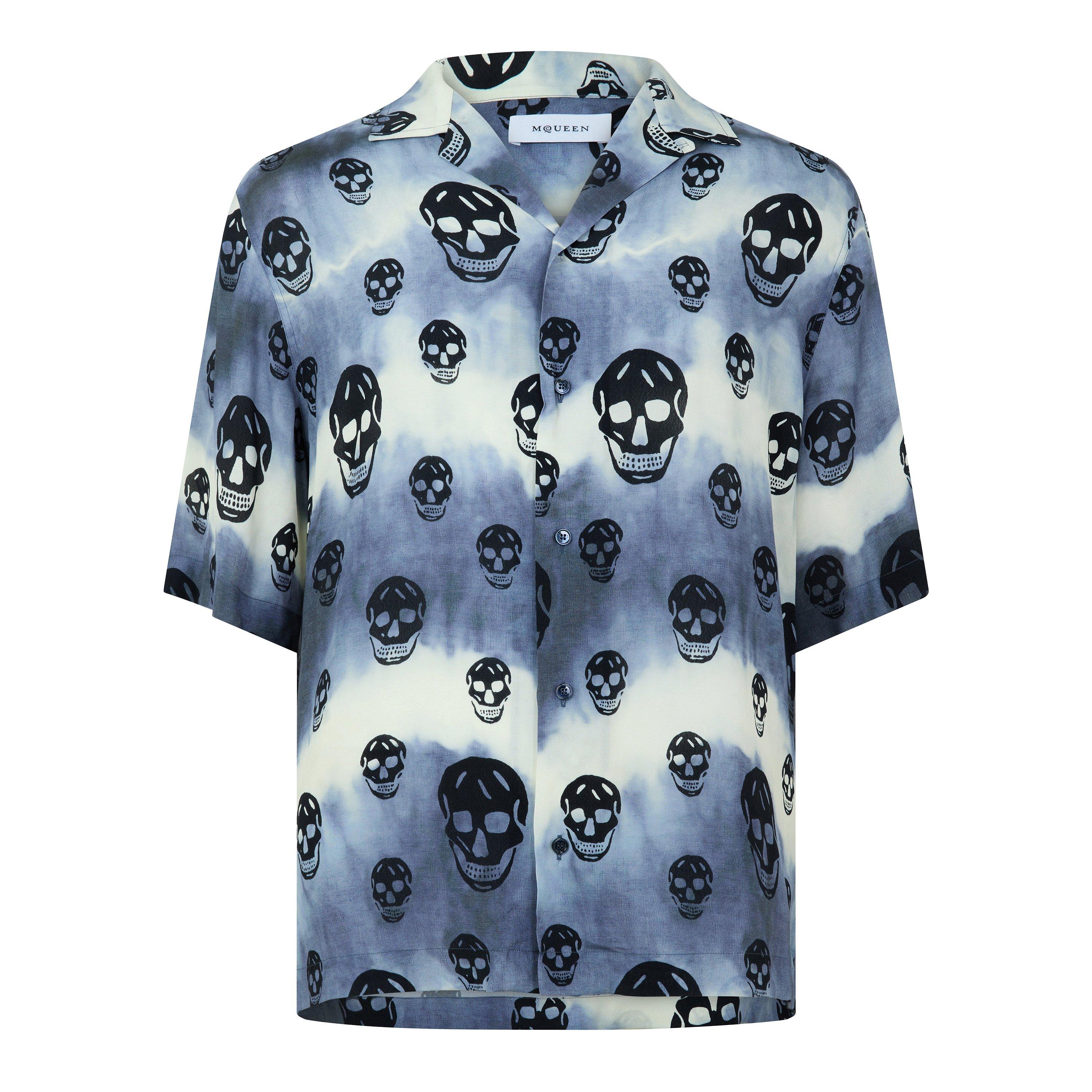 Ivory/Indigo - Alexander McQueen - Alex Skull Bowling Sn63 - 1