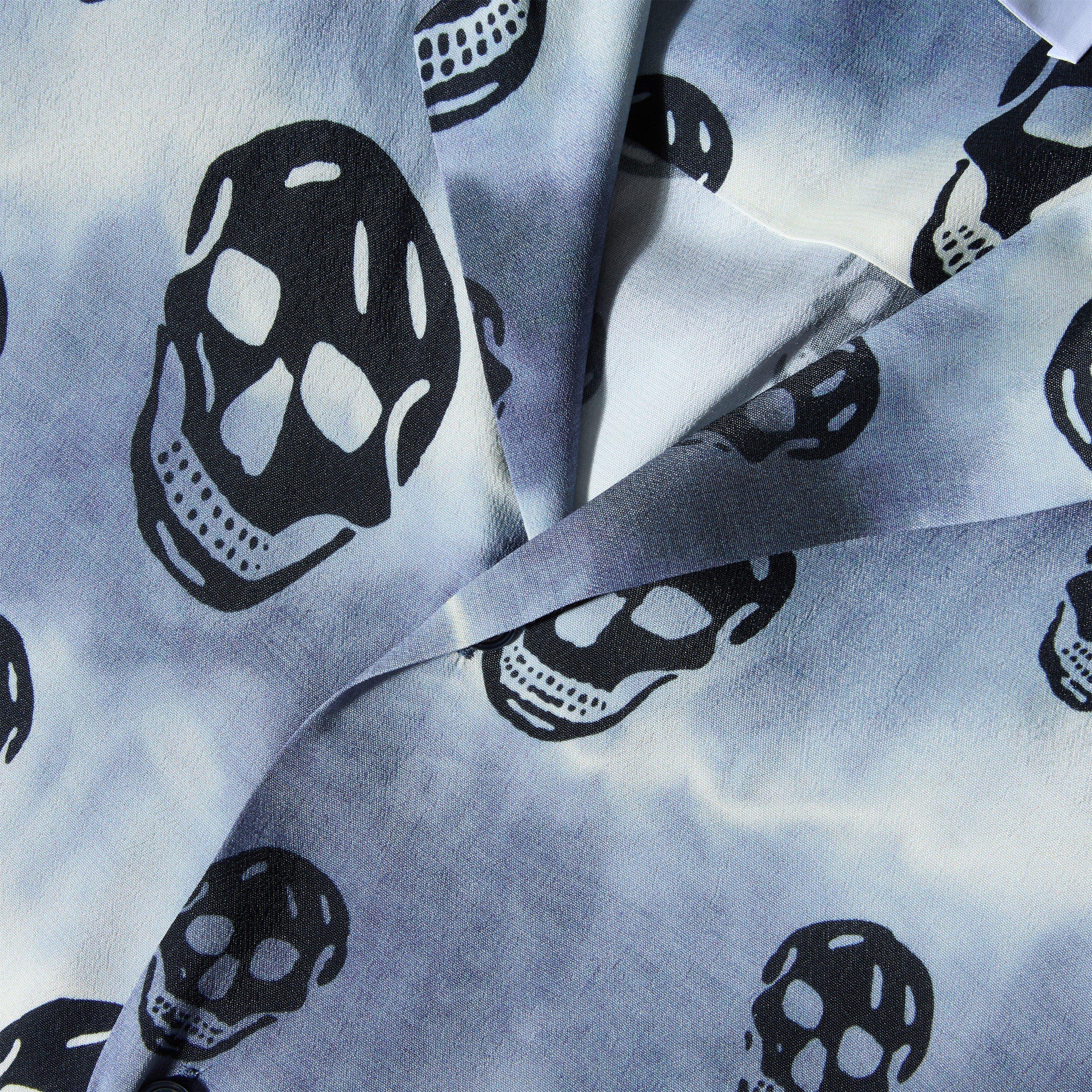 Ivory/Indigo - Alexander McQueen - Alex Skull Bowling Sn63 - 3