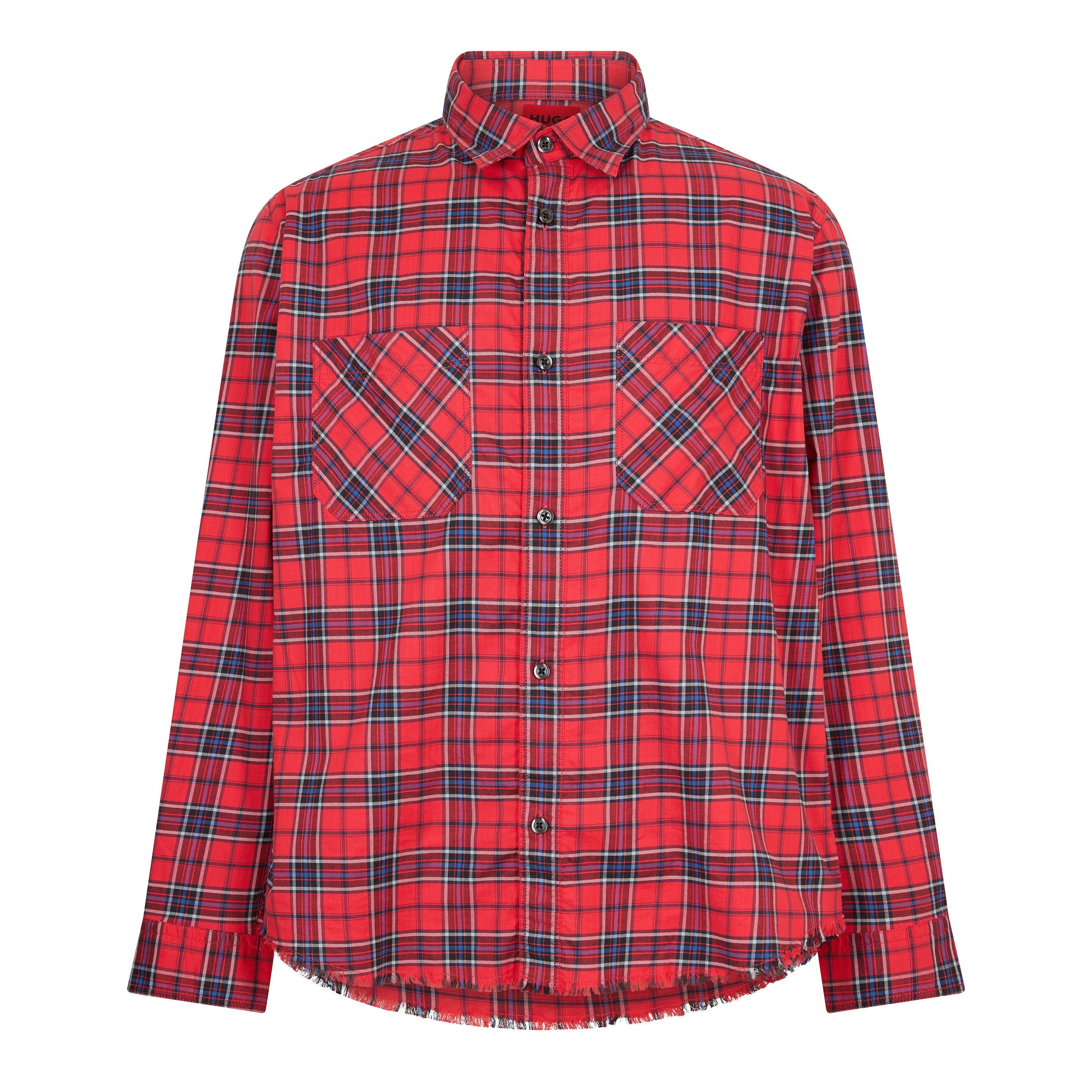 Open Pink - Hugo - Men's Egit Long Sleeve Oxford Shirt - 1