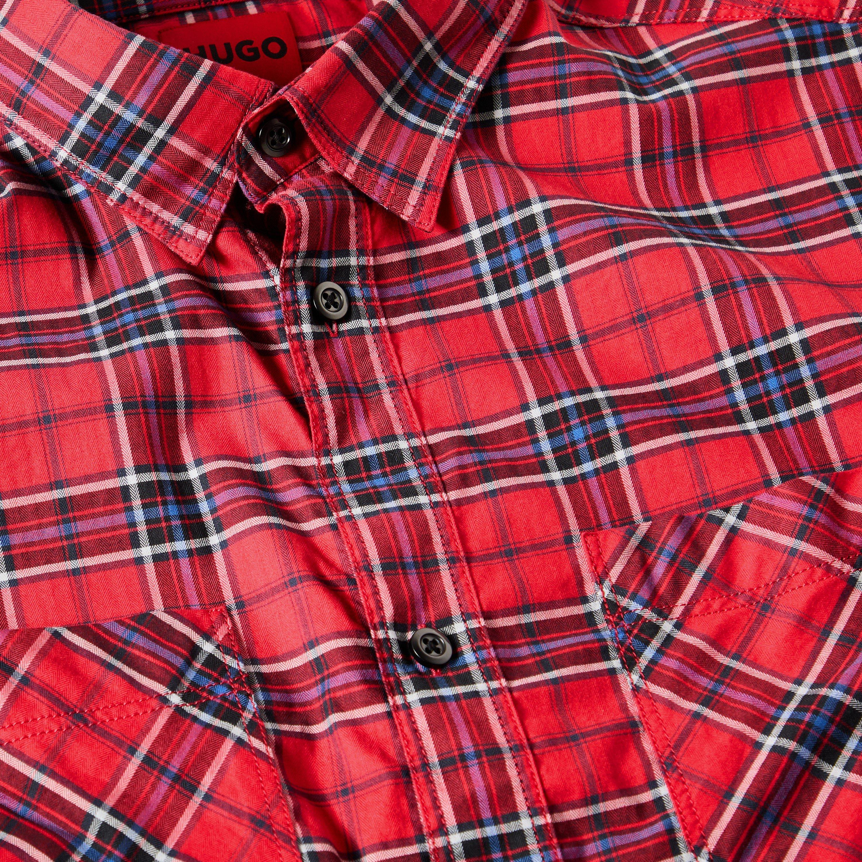 Open Pink - Hugo - Men's Egit Long Sleeve Oxford Shirt - 3