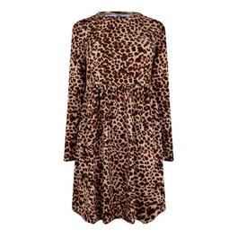 Be You Ladies Super Soft Short Dress Animal