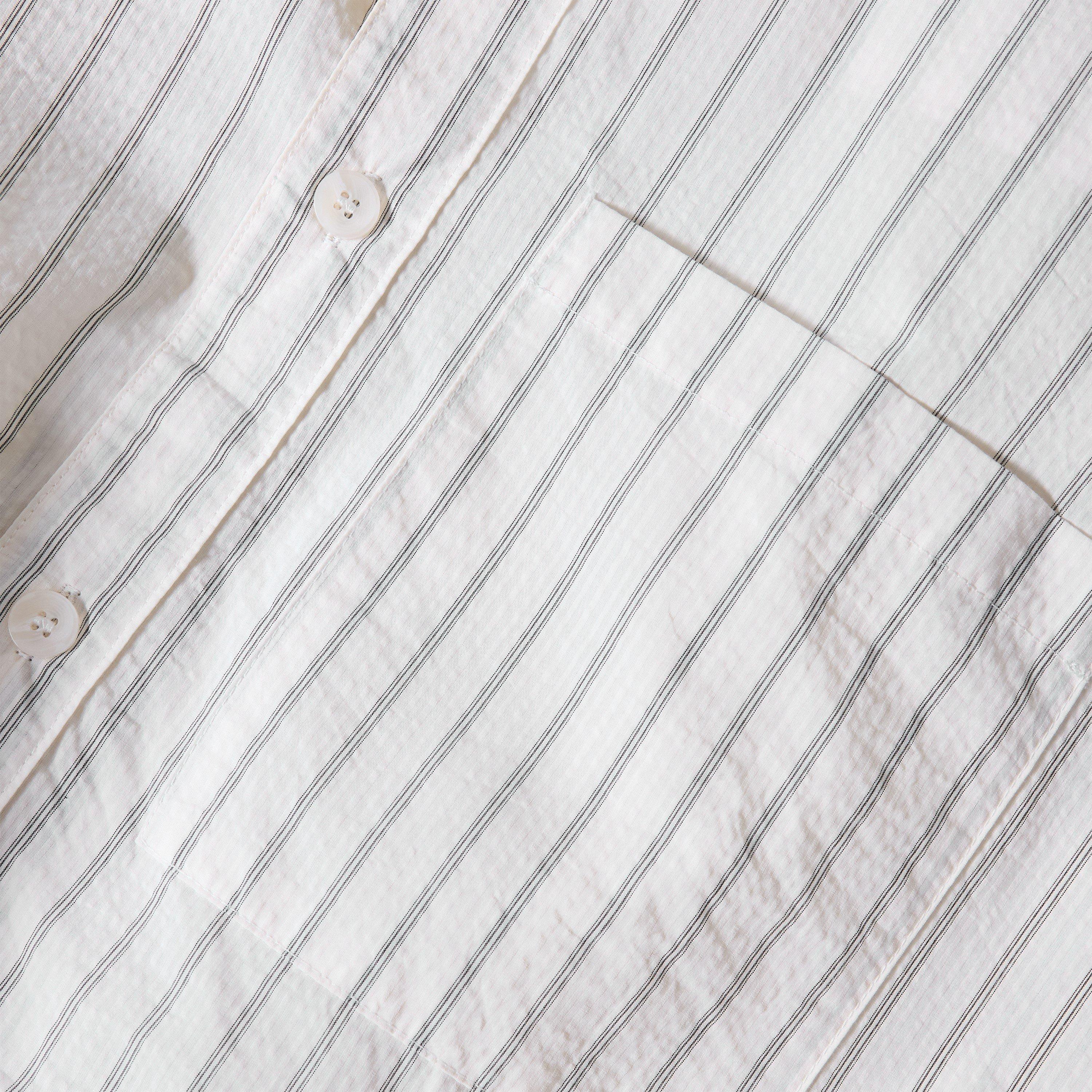 Off White - MKI MIYUKI ZOKU - Men's Stripe Long Sleeve Patterned Shirt - 3