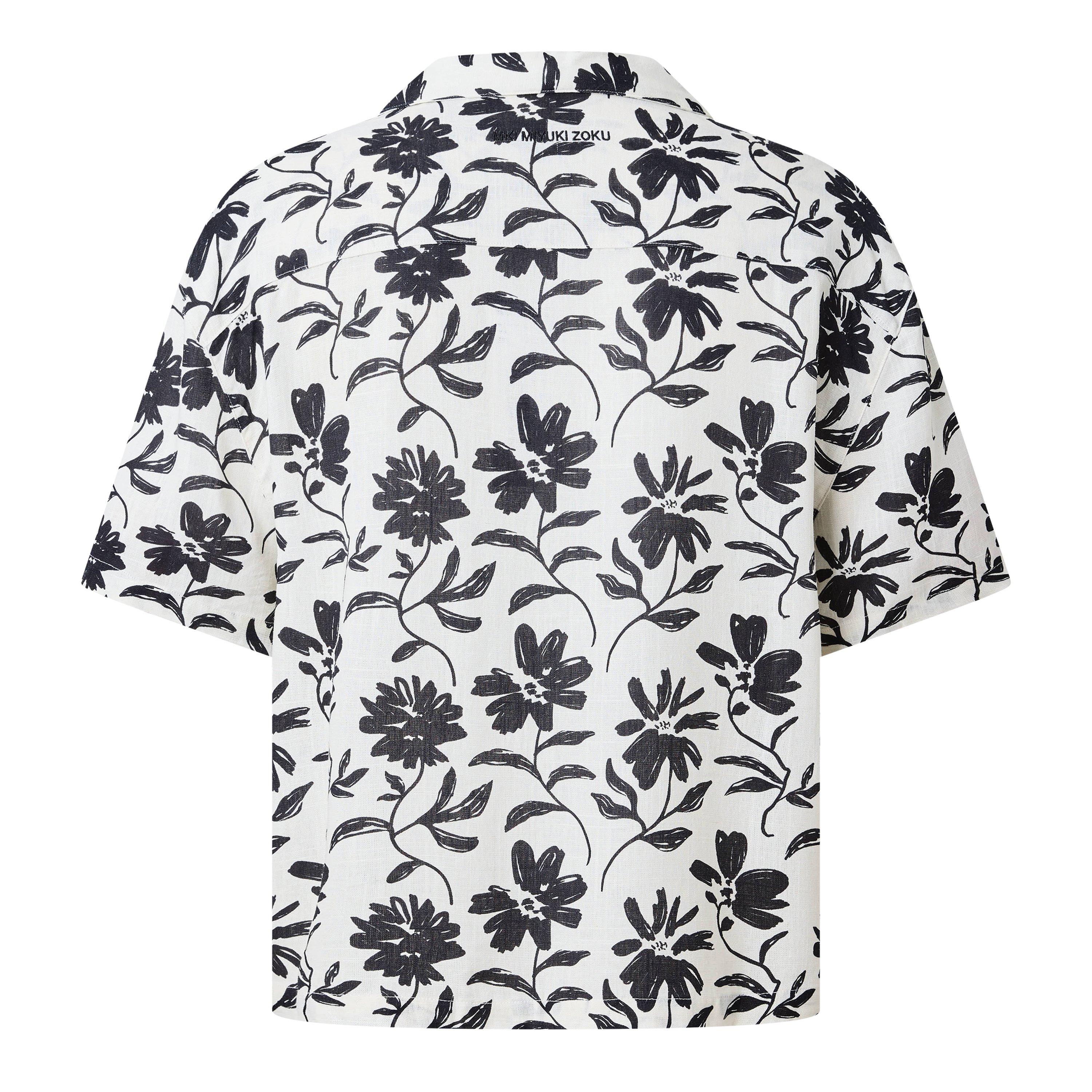 RAW - MKI MIYUKI ZOKU - Men's Floral Short Sleeve Bowling Shirt - 2