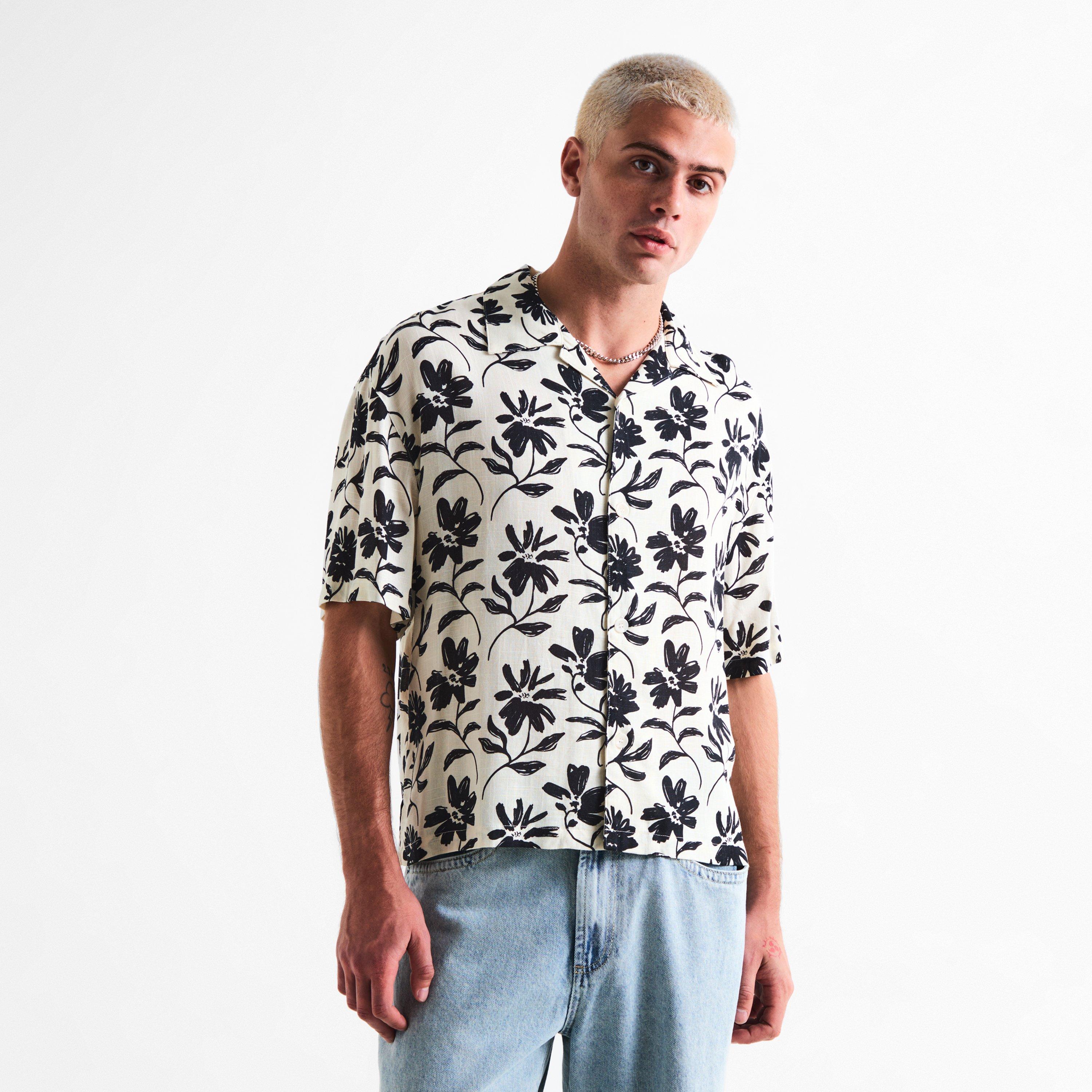 RAW - MKI MIYUKI ZOKU - Men's Floral Short Sleeve Bowling Shirt - 3