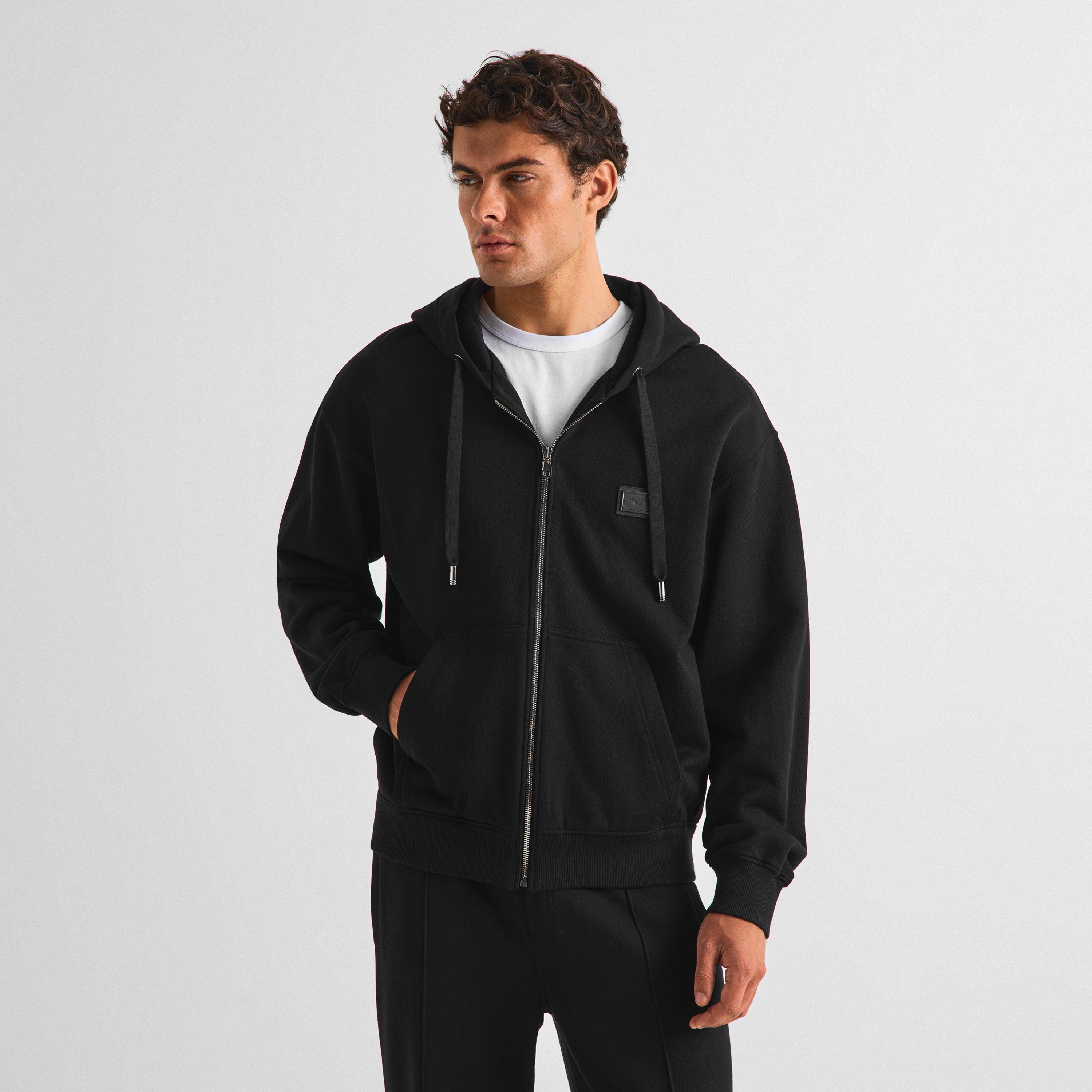 Black - Dolce and Gabbana - DG New Plate Zip Hd Sn05 - 3