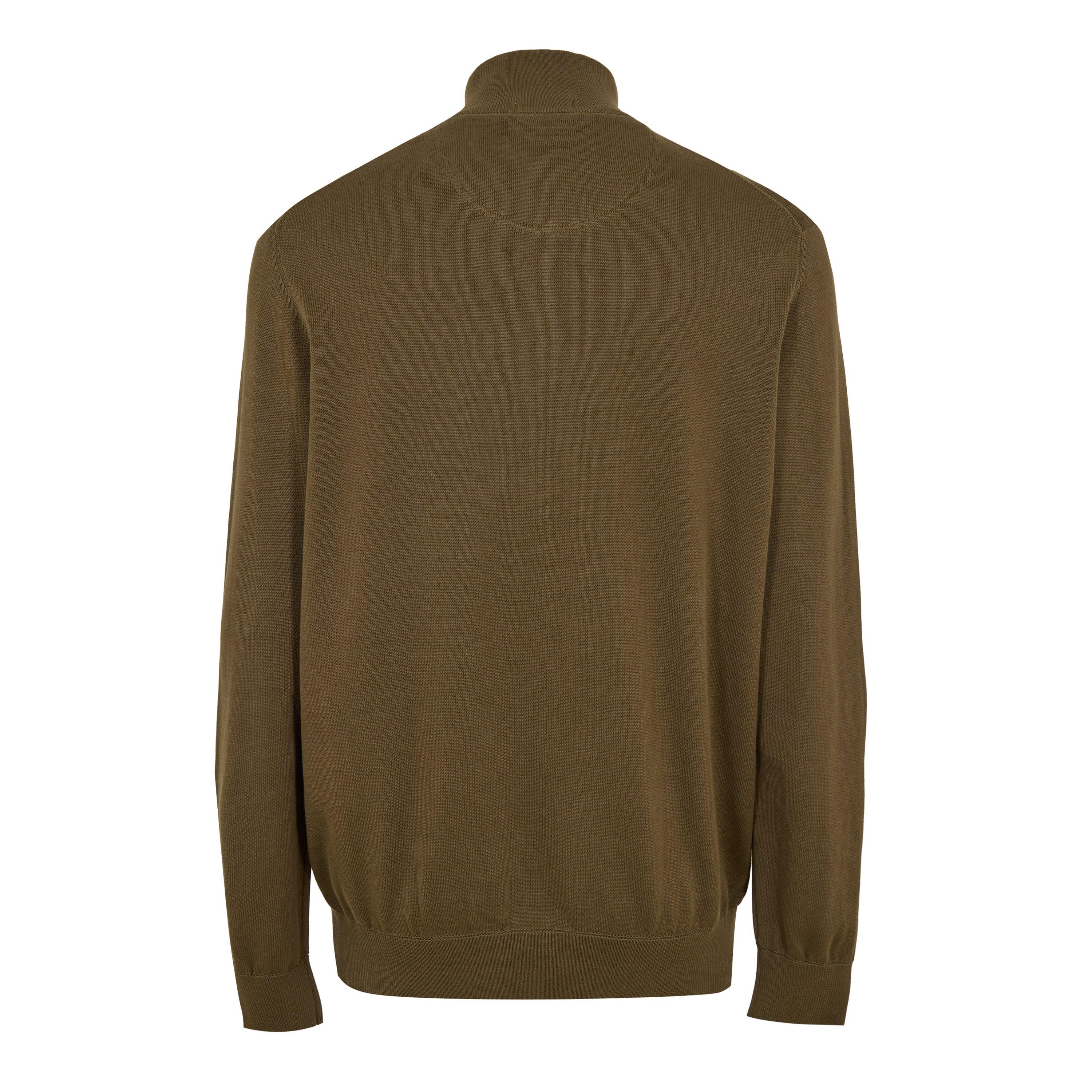 Dark Olive - Timberland - Timberland Williams River Cotton Yd quarter Zip Sw - 2