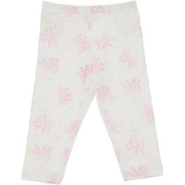 Monnalisa Bow Print Leggings Babies