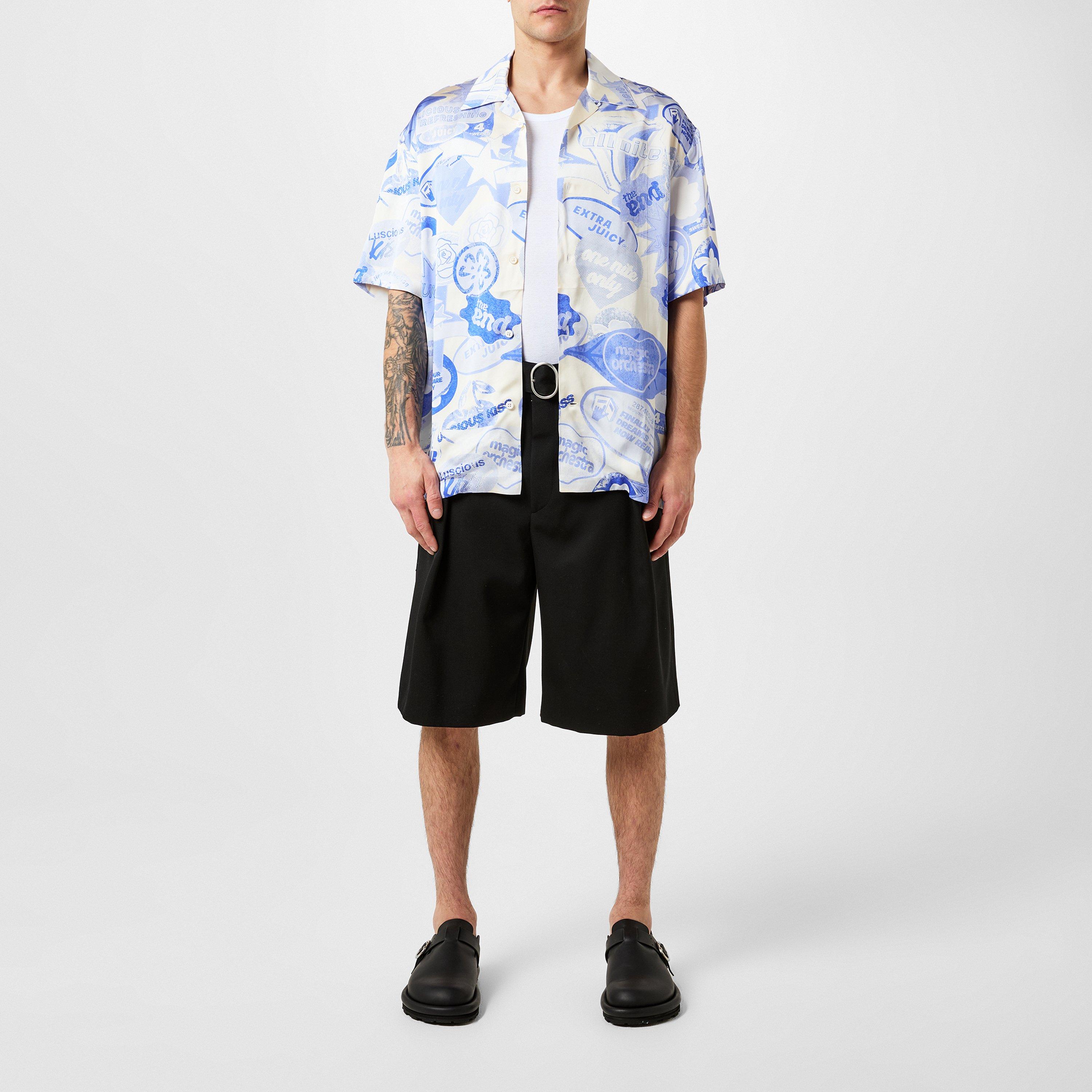 Blue/White - Jil Sander - Printed Shirt - 6