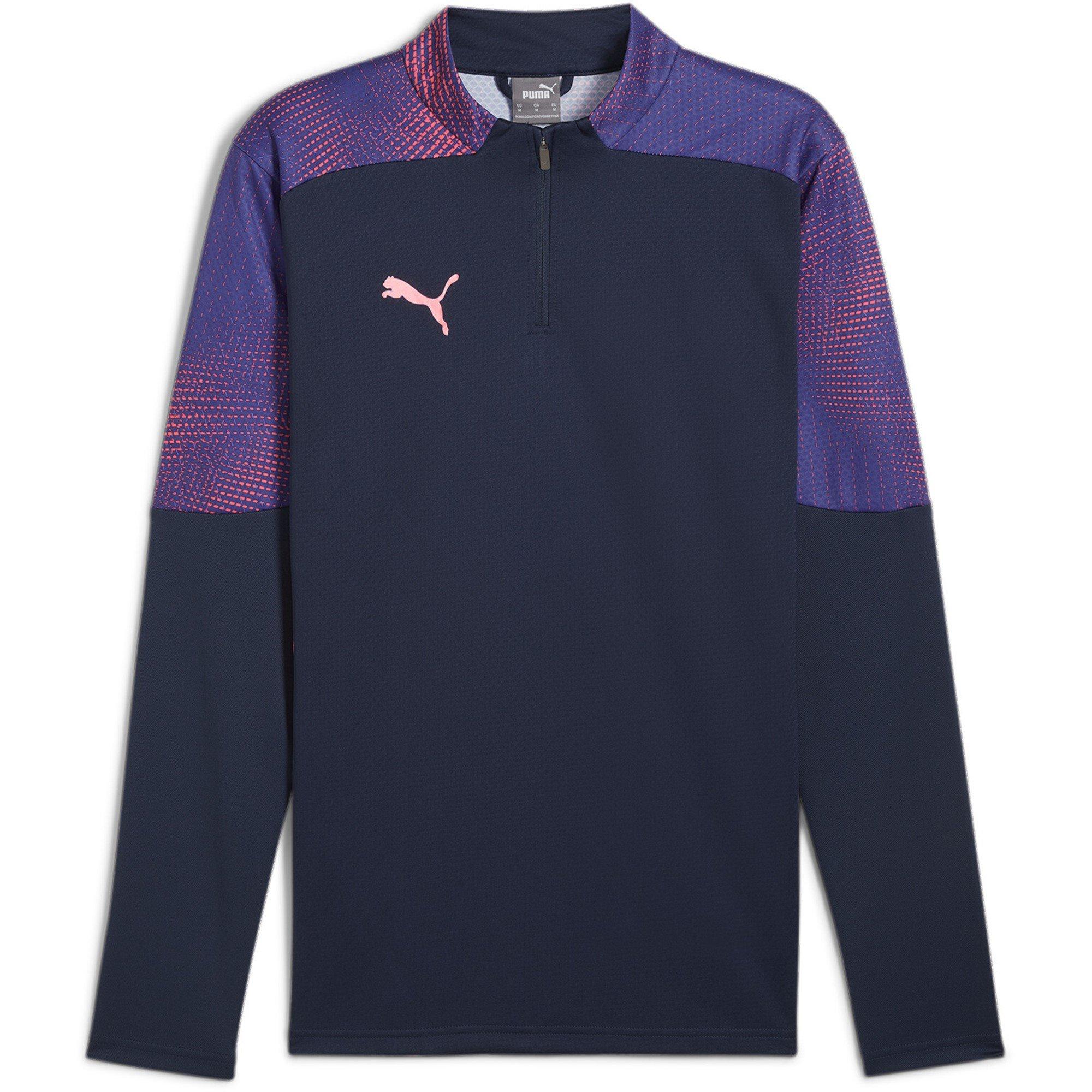 Navy/Purple - Puma - Men's Final 4 Zipped Drill Top - 1