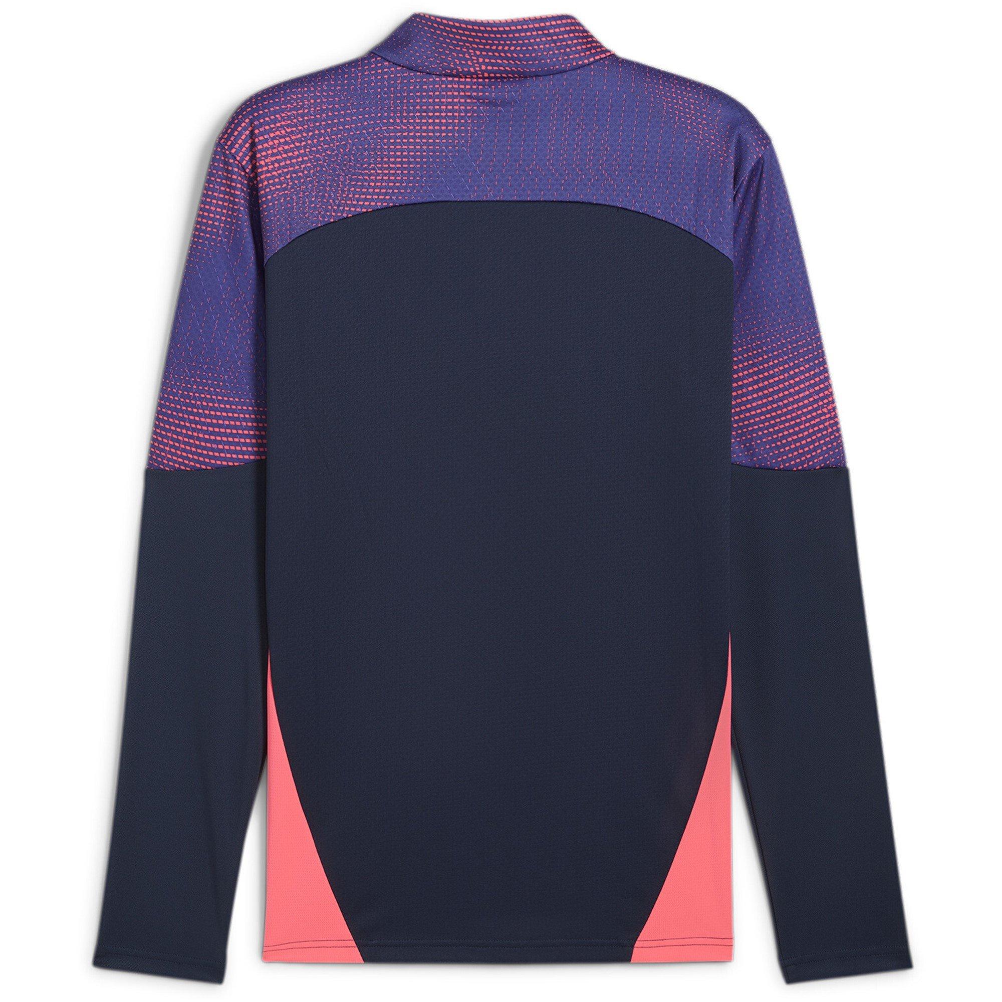 Navy/Purple - Puma - Final 4 Zipped Drill Top - 8