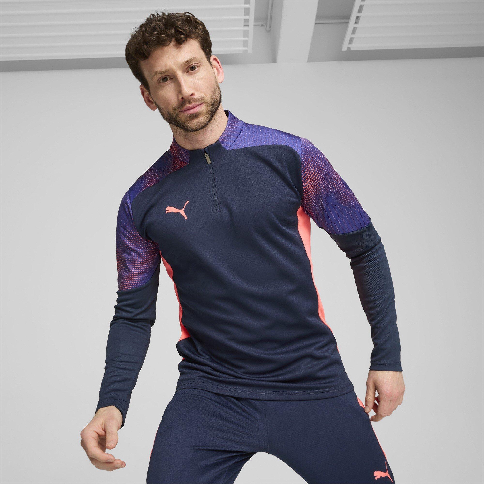 Navy/Purple - Puma - Final 4 Zipped Drill Top - 3