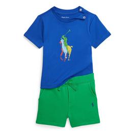 Polo Ralph Lauren T-Shirt & Shorts Set Babies