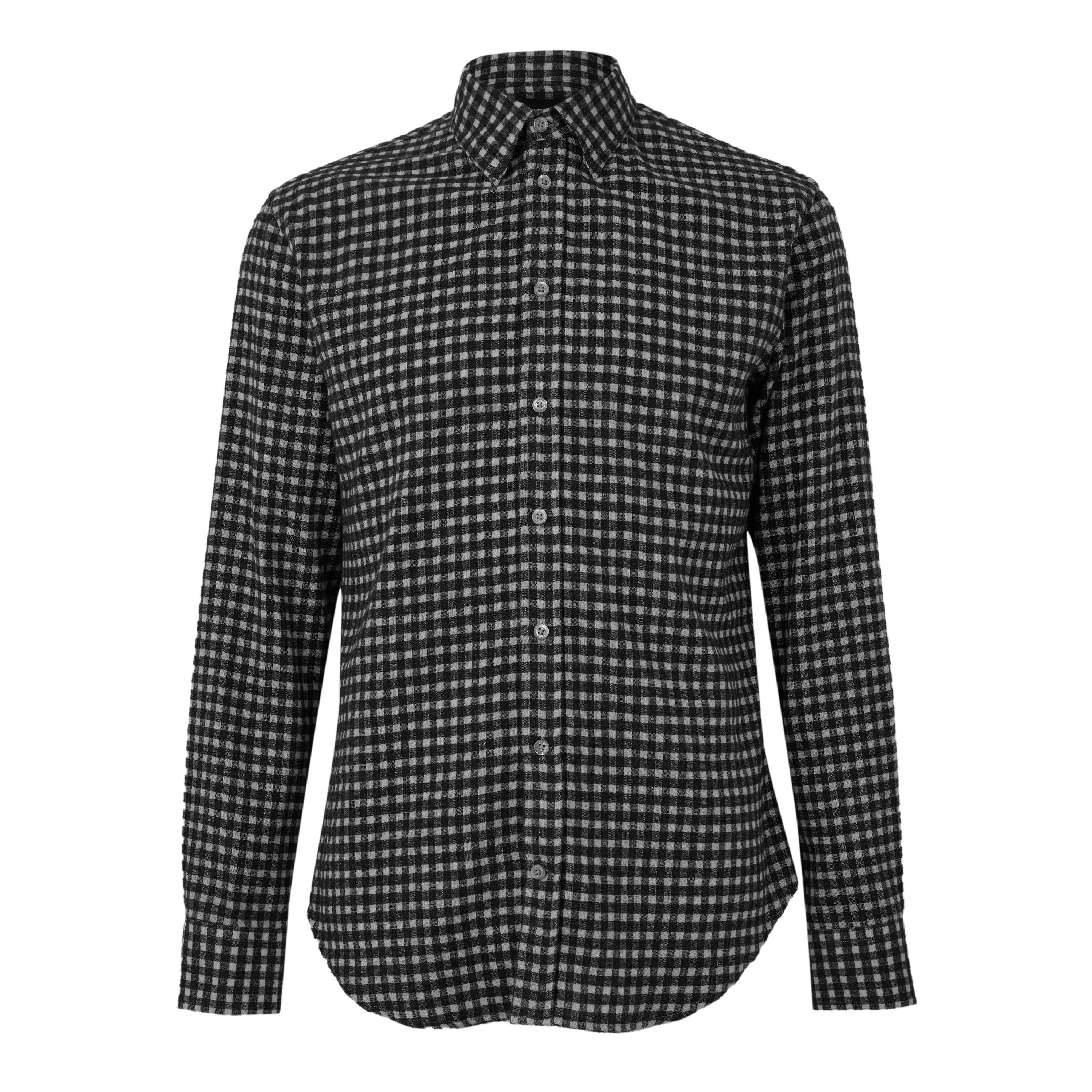 Brn/Blk Cheq - Emporio Armani - Emporio Armani Shirt - 1