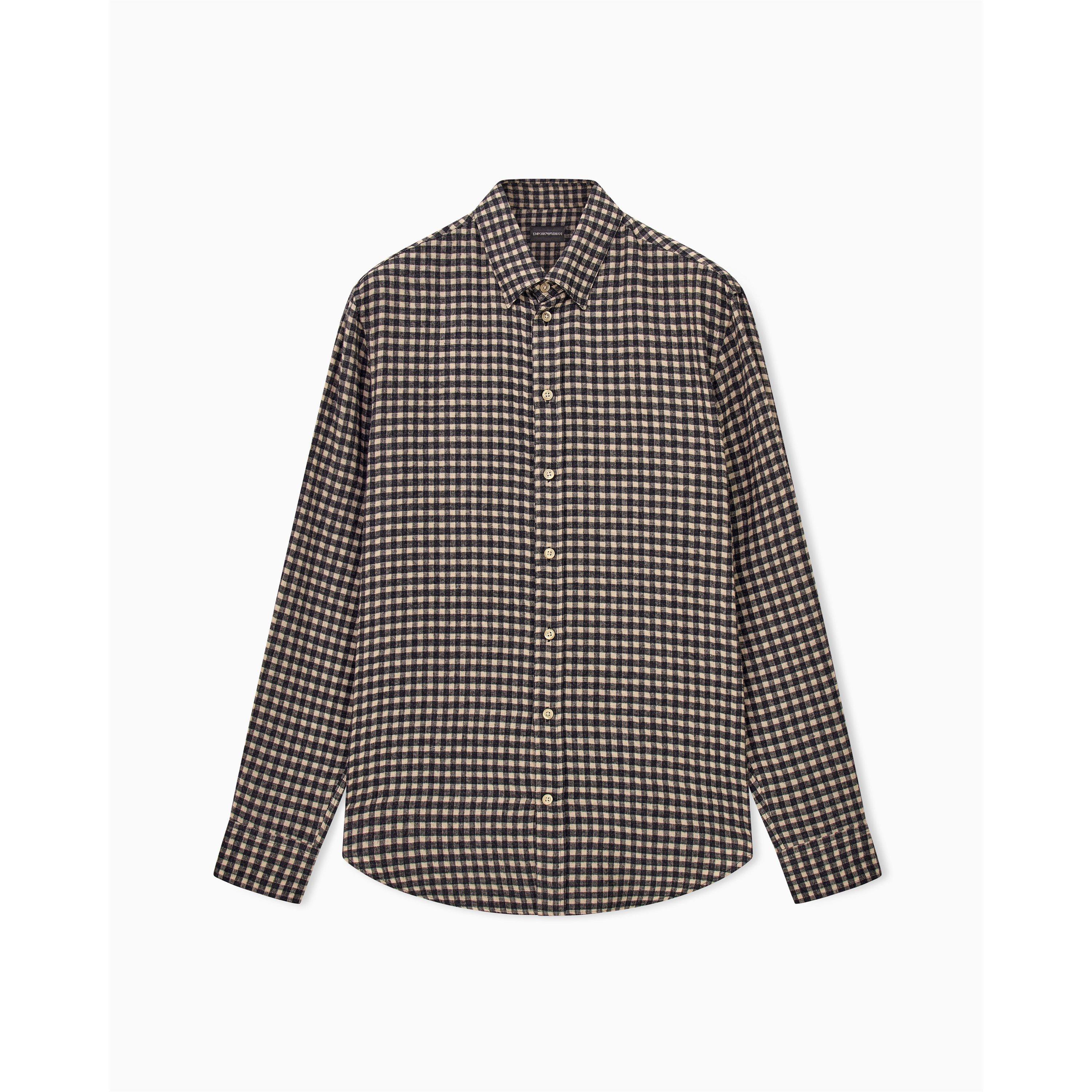 Brn/Blk Cheq - Emporio Armani - Emporio Armani Shirt - 6
