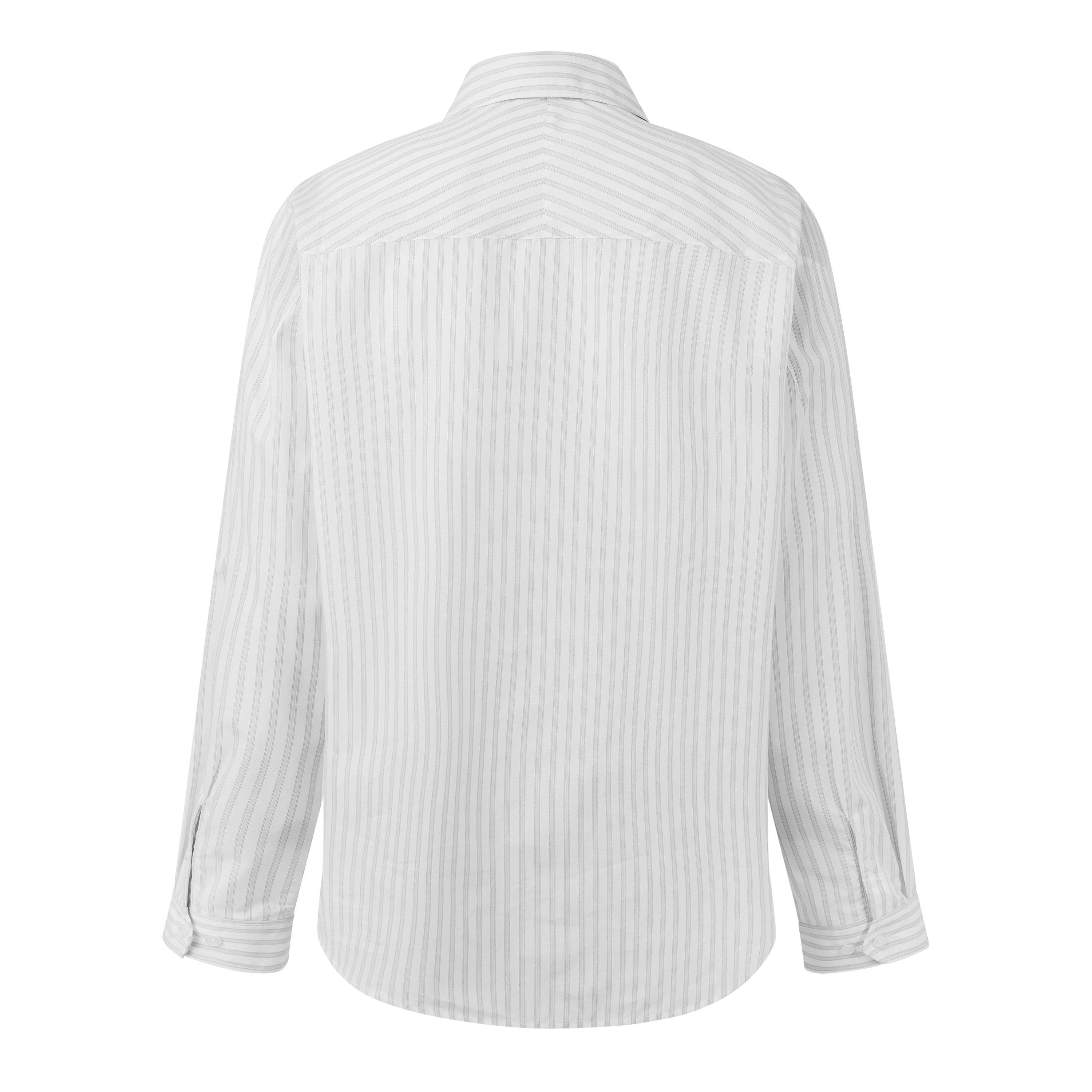 Flat White - Represent - Men's Pinstripe Long Sleeve Patterned Shirt - 2