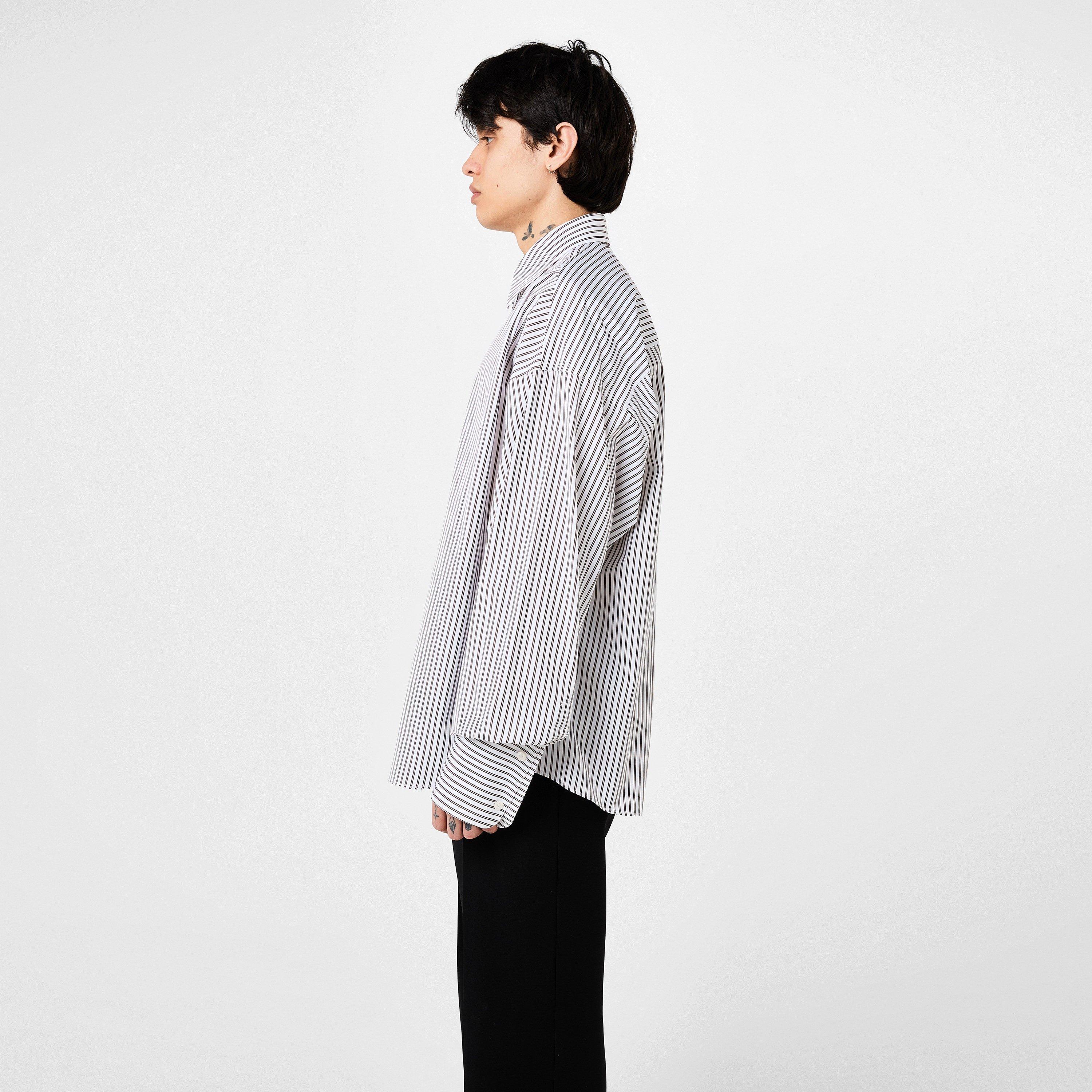 Cream - Dolce and Gabbana - Striped Shirt - 2