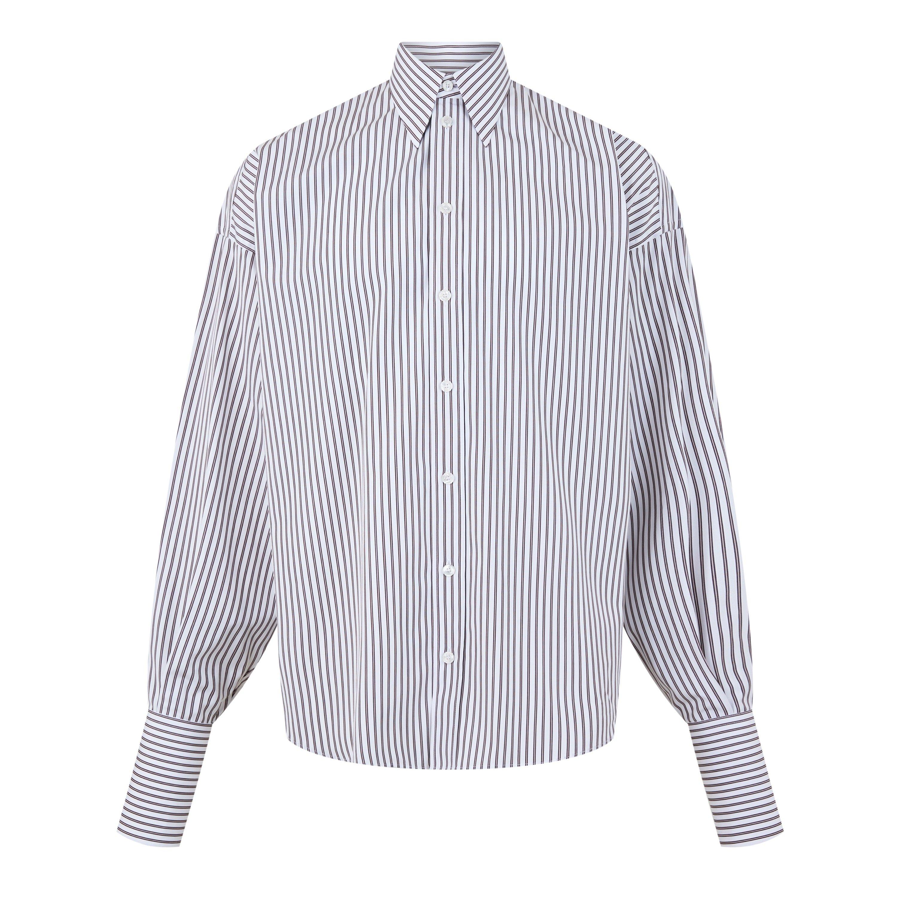 Cream - Dolce and Gabbana - Striped Shirt - 5
