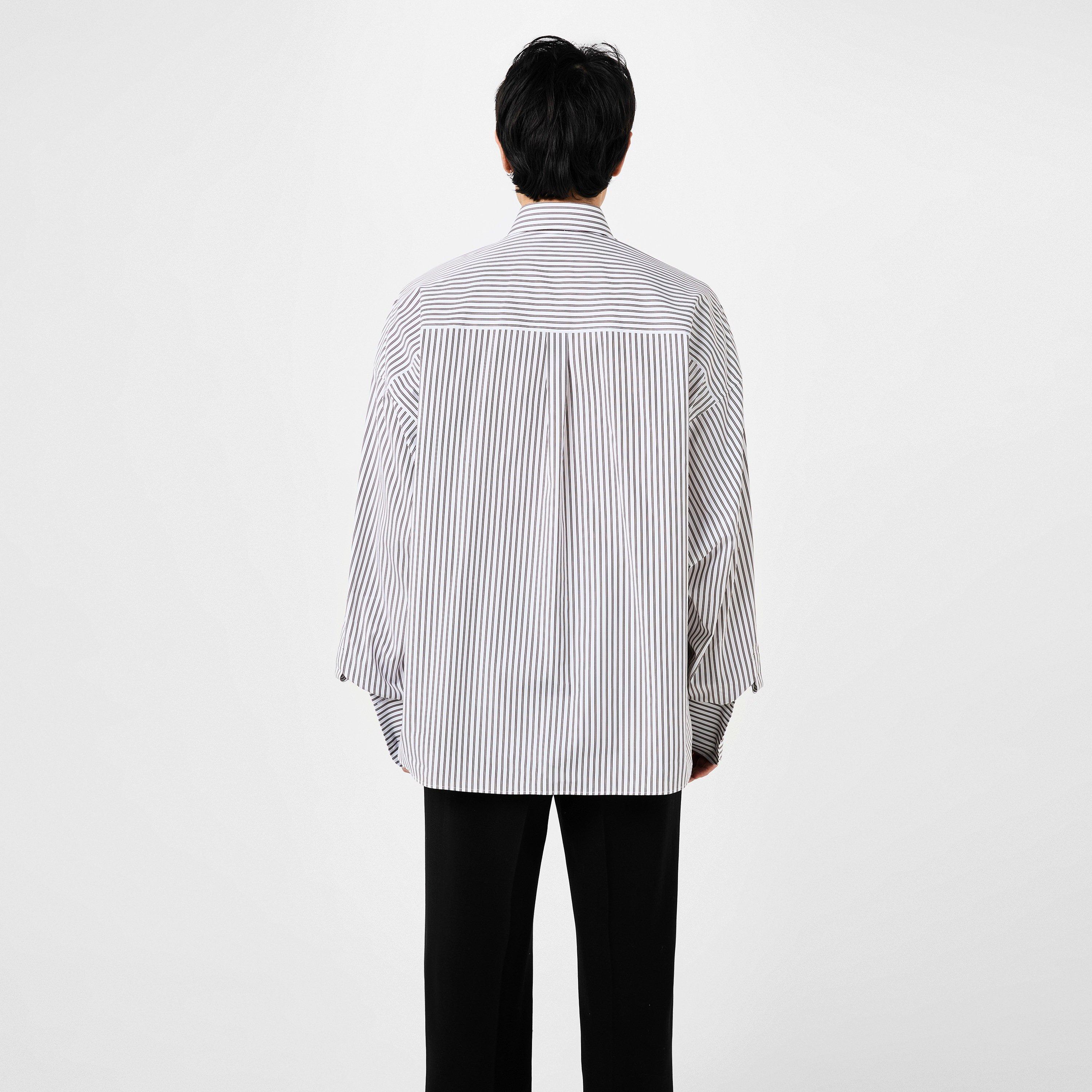 Cream - Dolce and Gabbana - Striped Shirt - 3