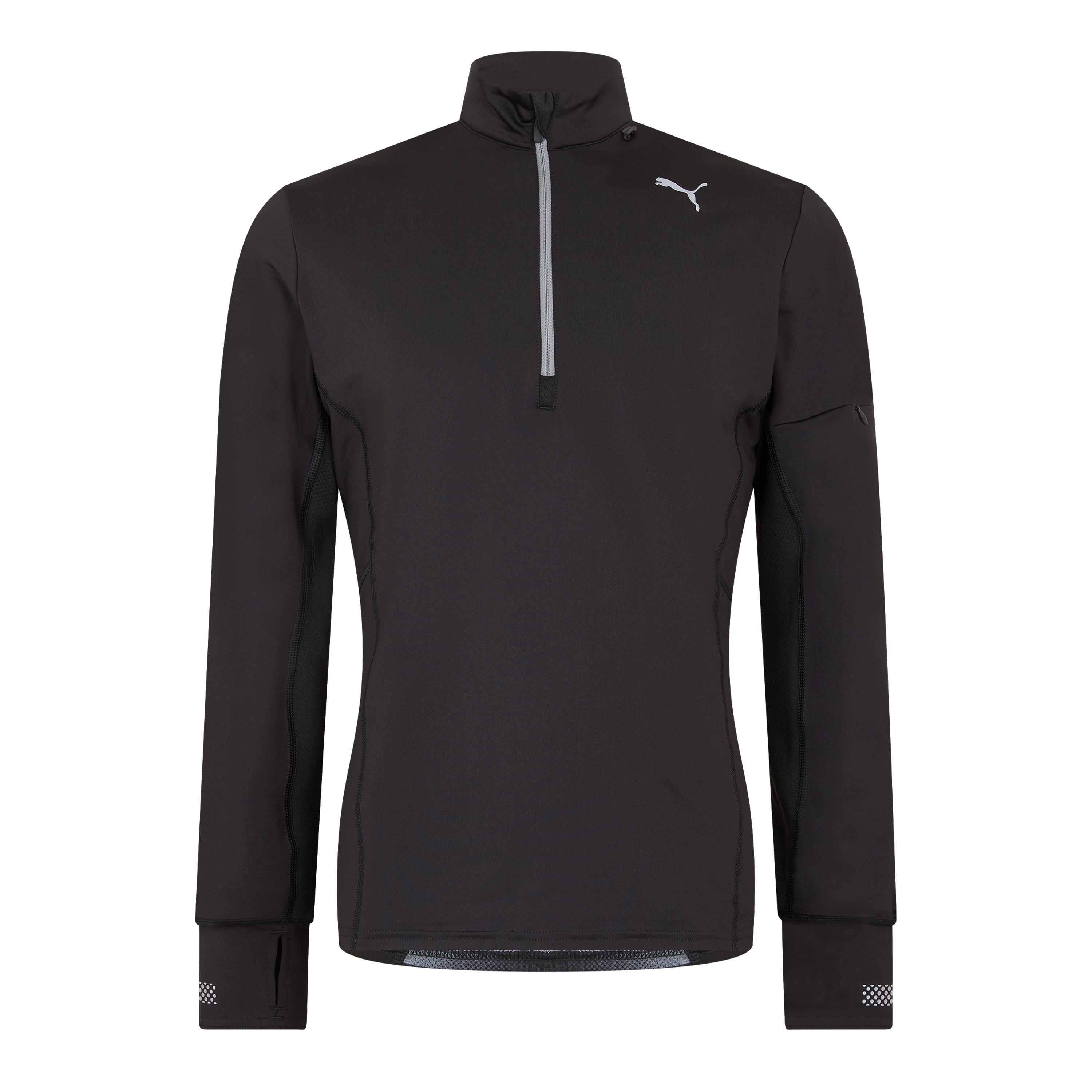 Black - Puma - (P) Ls Top Mens - 1