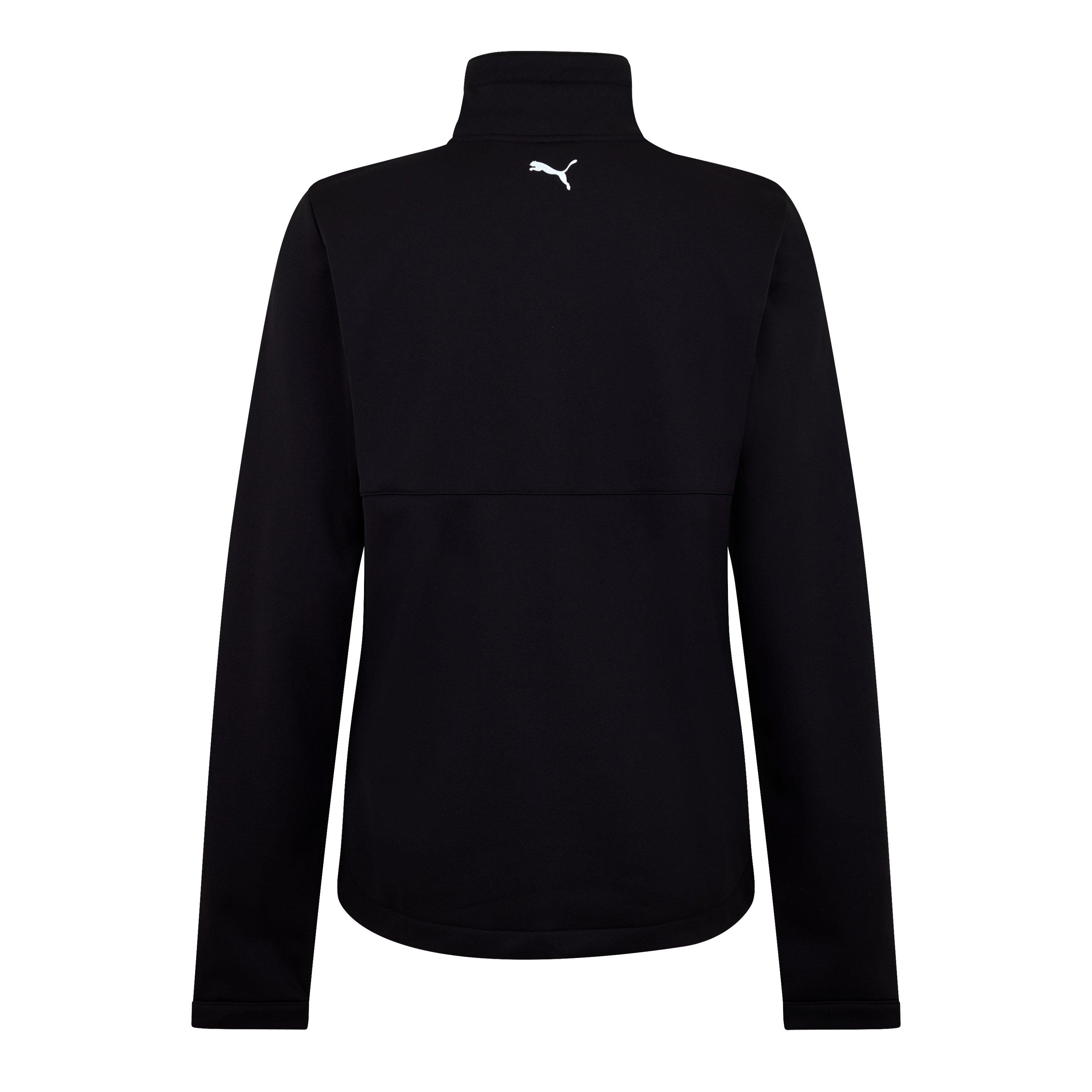 Black - Puma - (5) Southern Fleece 1/2 Zip Top Mens - 2