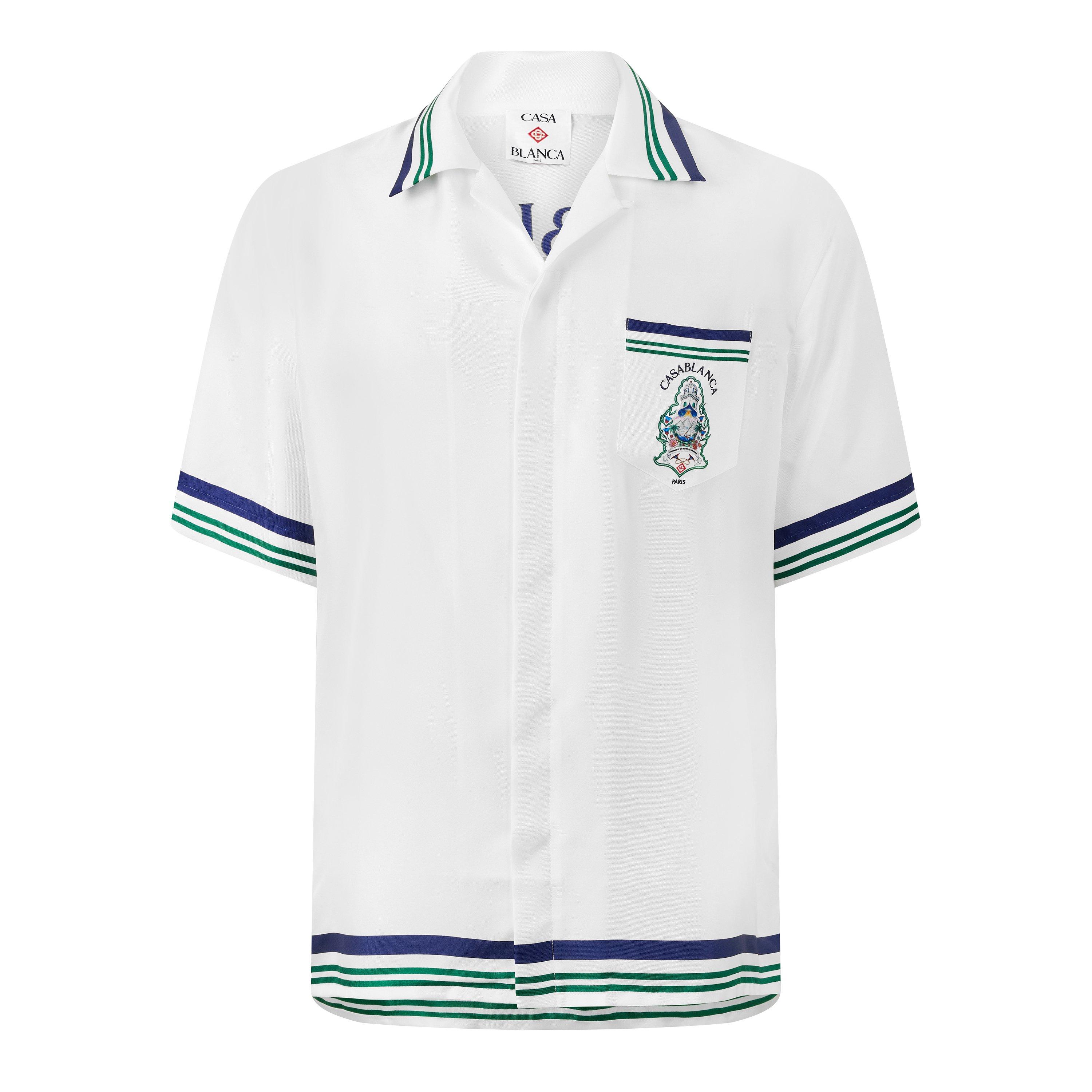 Casablanca Casa Hotel Emb Silk Sn63 - White - Large