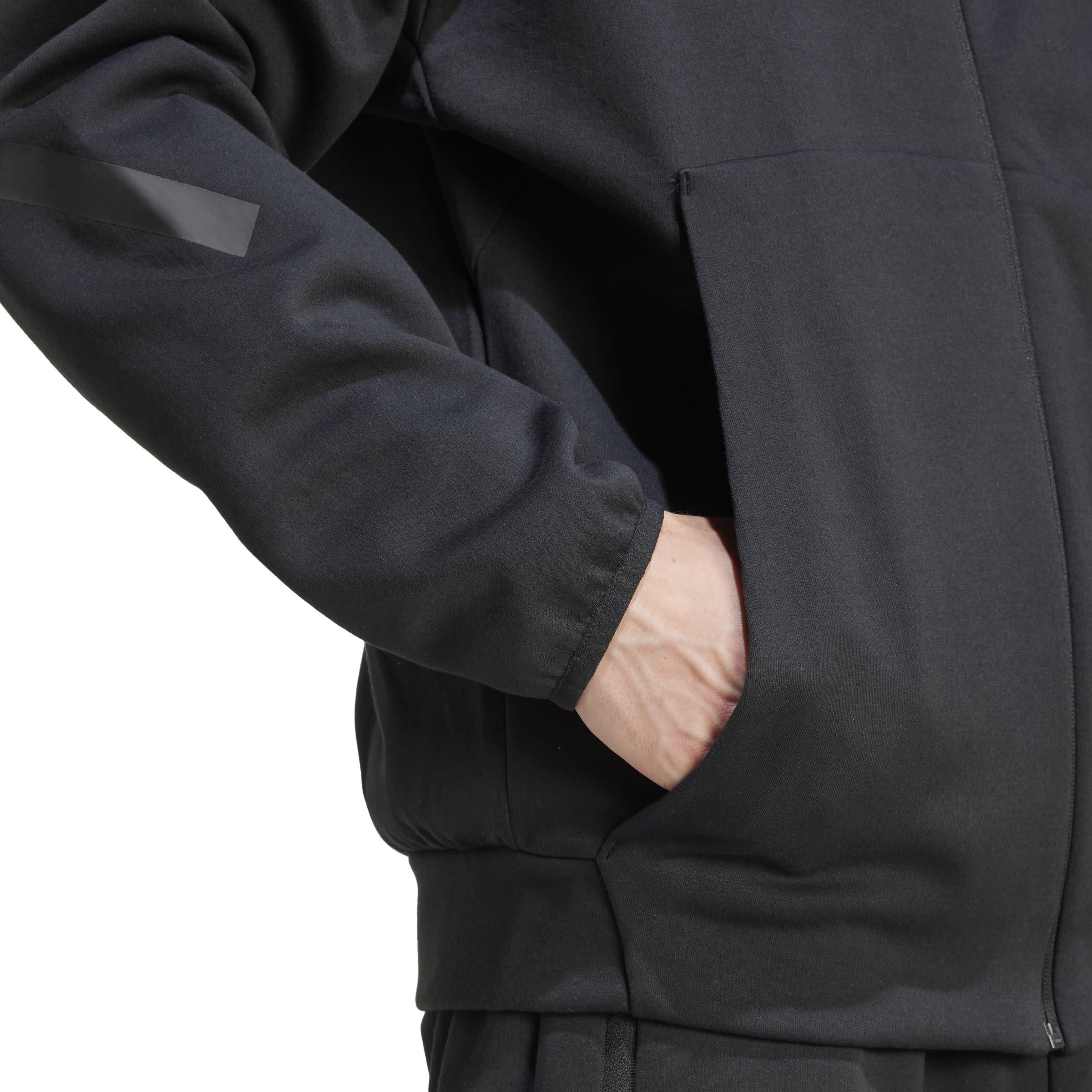 Black - adidas - Z.N.E. Full-Zip Hooded Track Jacket Mens - 4