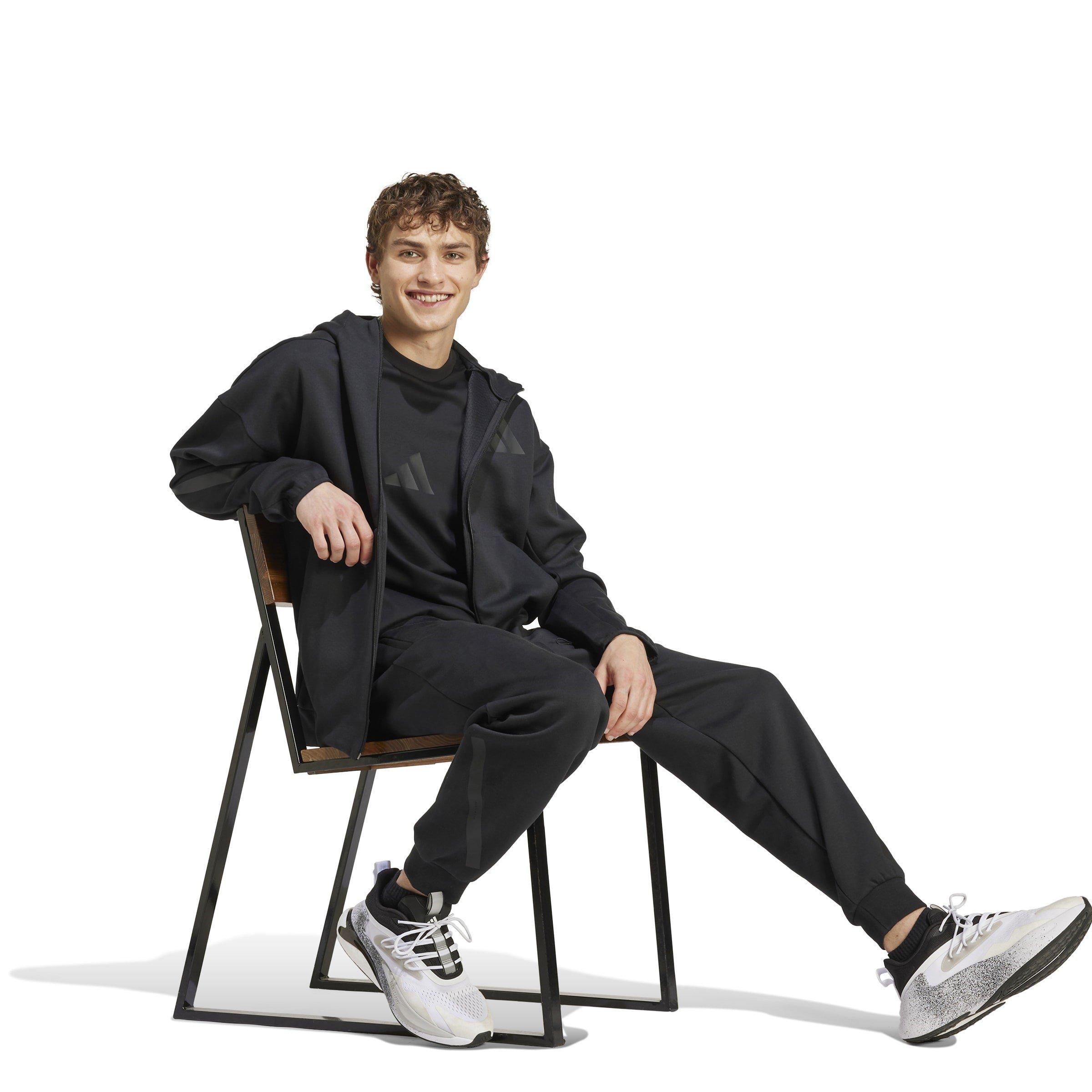 Black - adidas - Z.N.E. Full-Zip Hooded Track Jacket Mens - 7