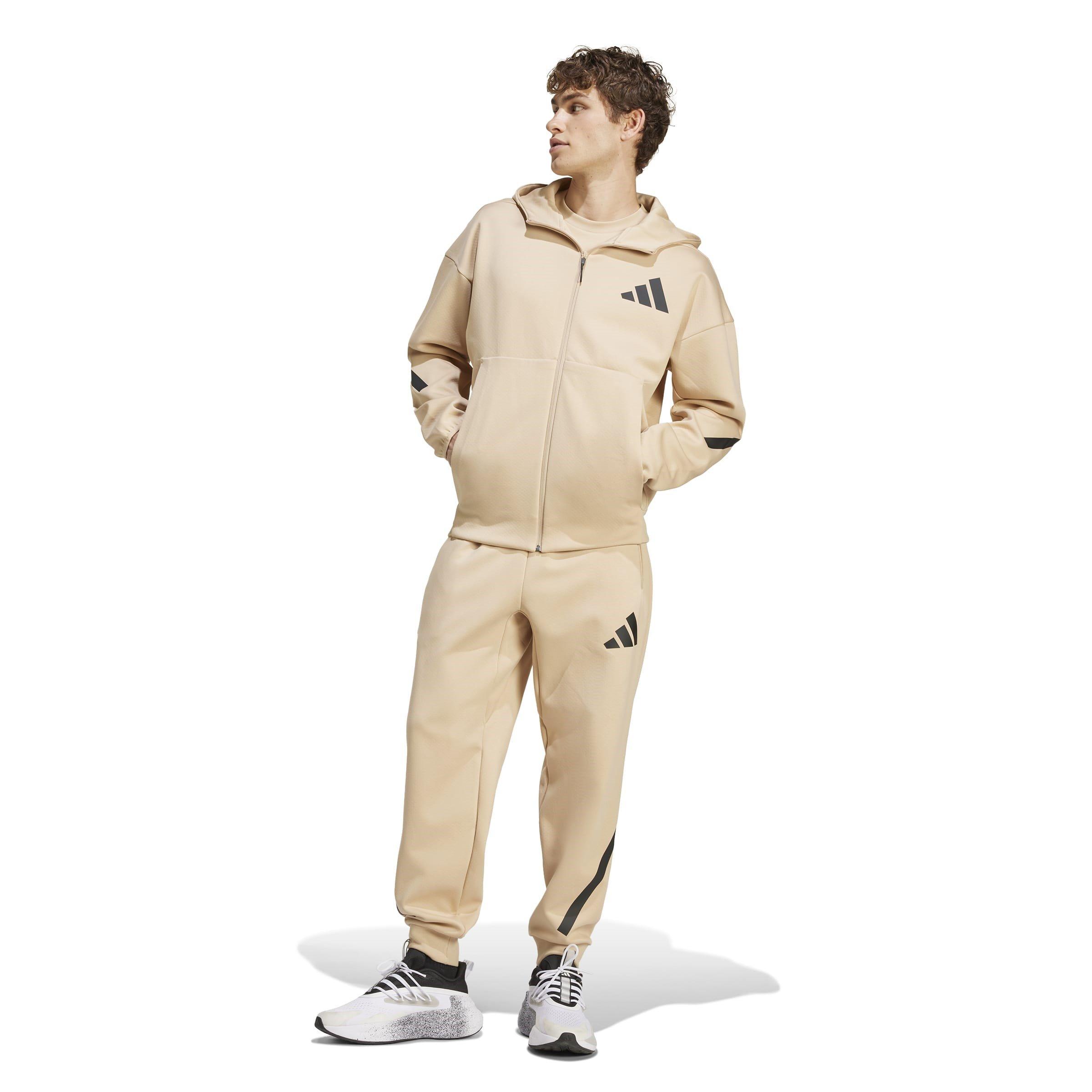 Čarobna bež. - adidas - Z.N.E. Full-Zip Hooded Track Jacket Mens - 7