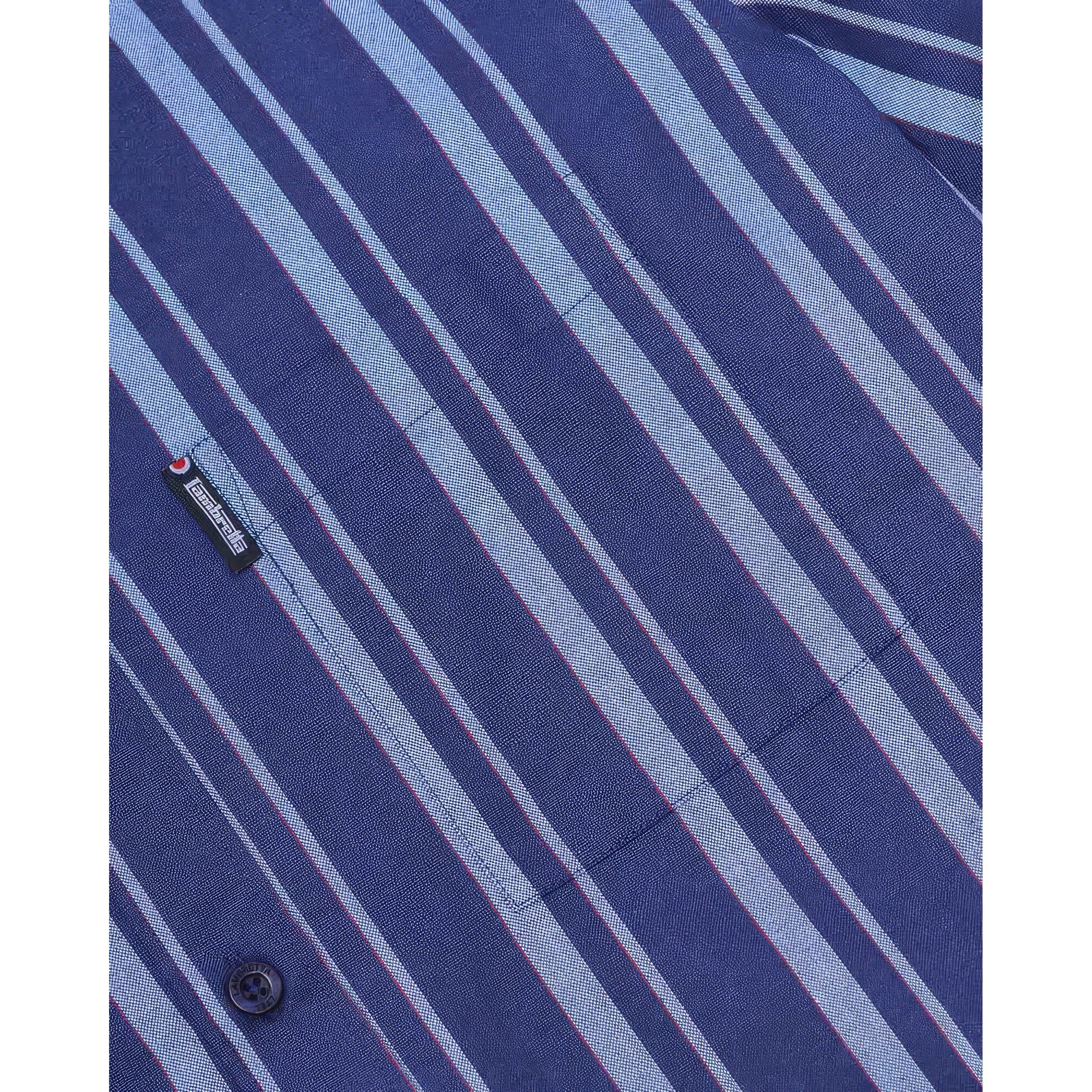 Marine - Lambretta - Short-Sleeve Striped Shirt - 4