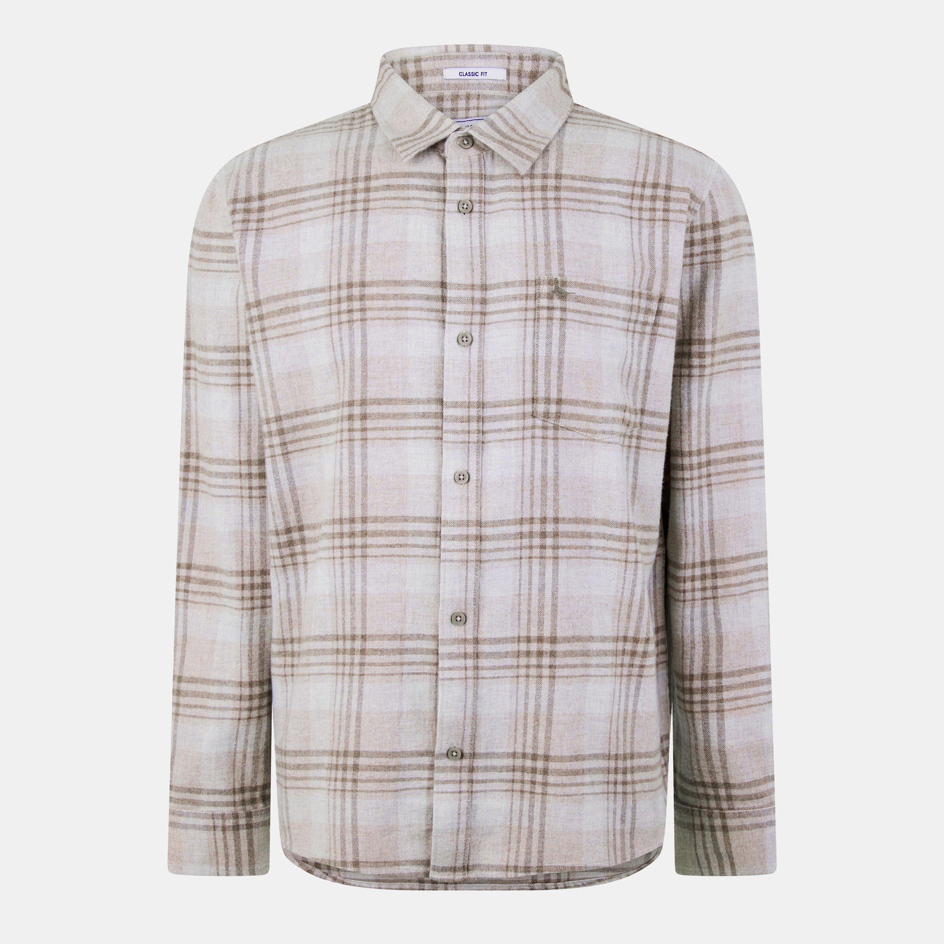 Oatmeal Marl - Jack Wills - Check Shirt - 1