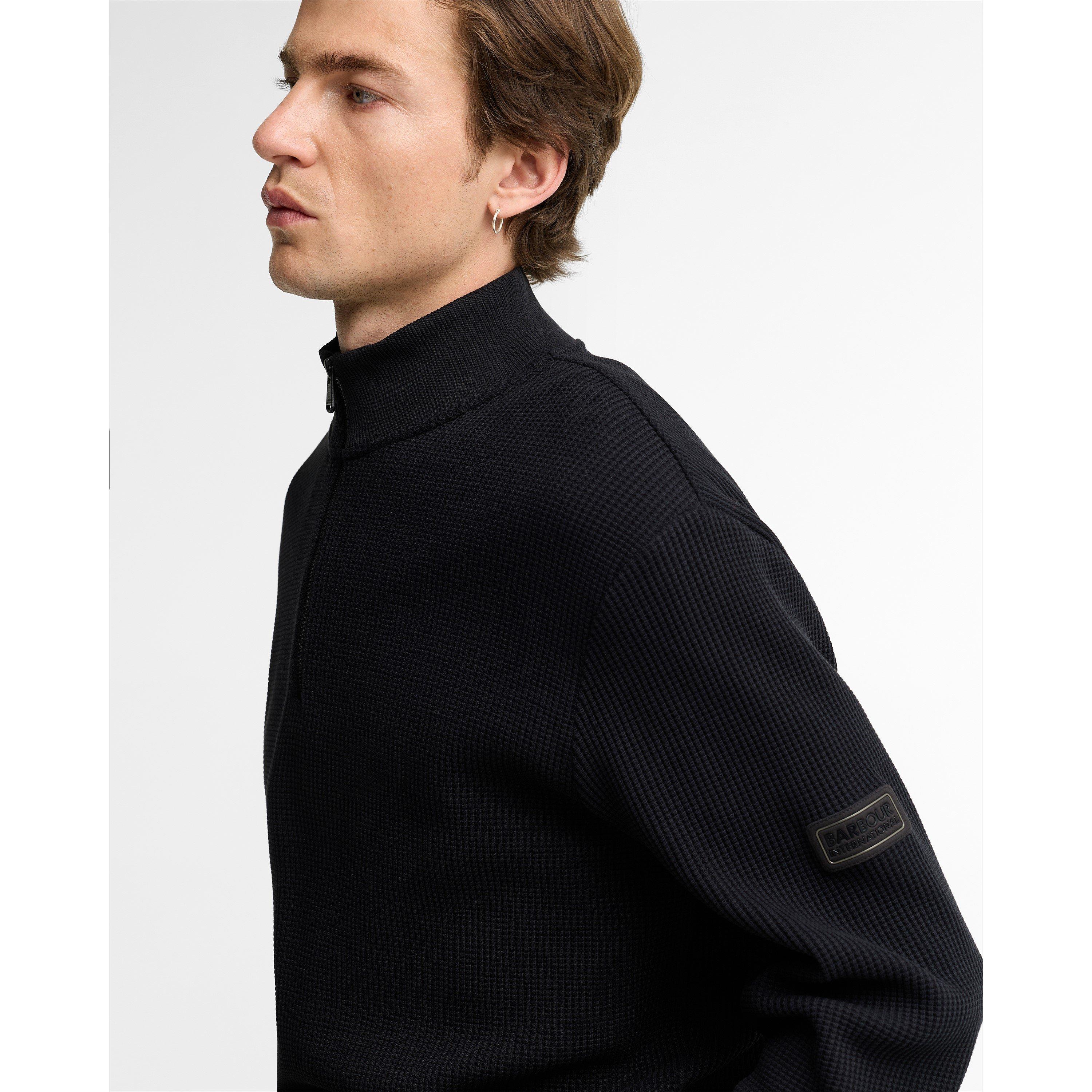 Black BK11 - Barbour International - B.Int Curve 1/2 Zip Sn64 - 5