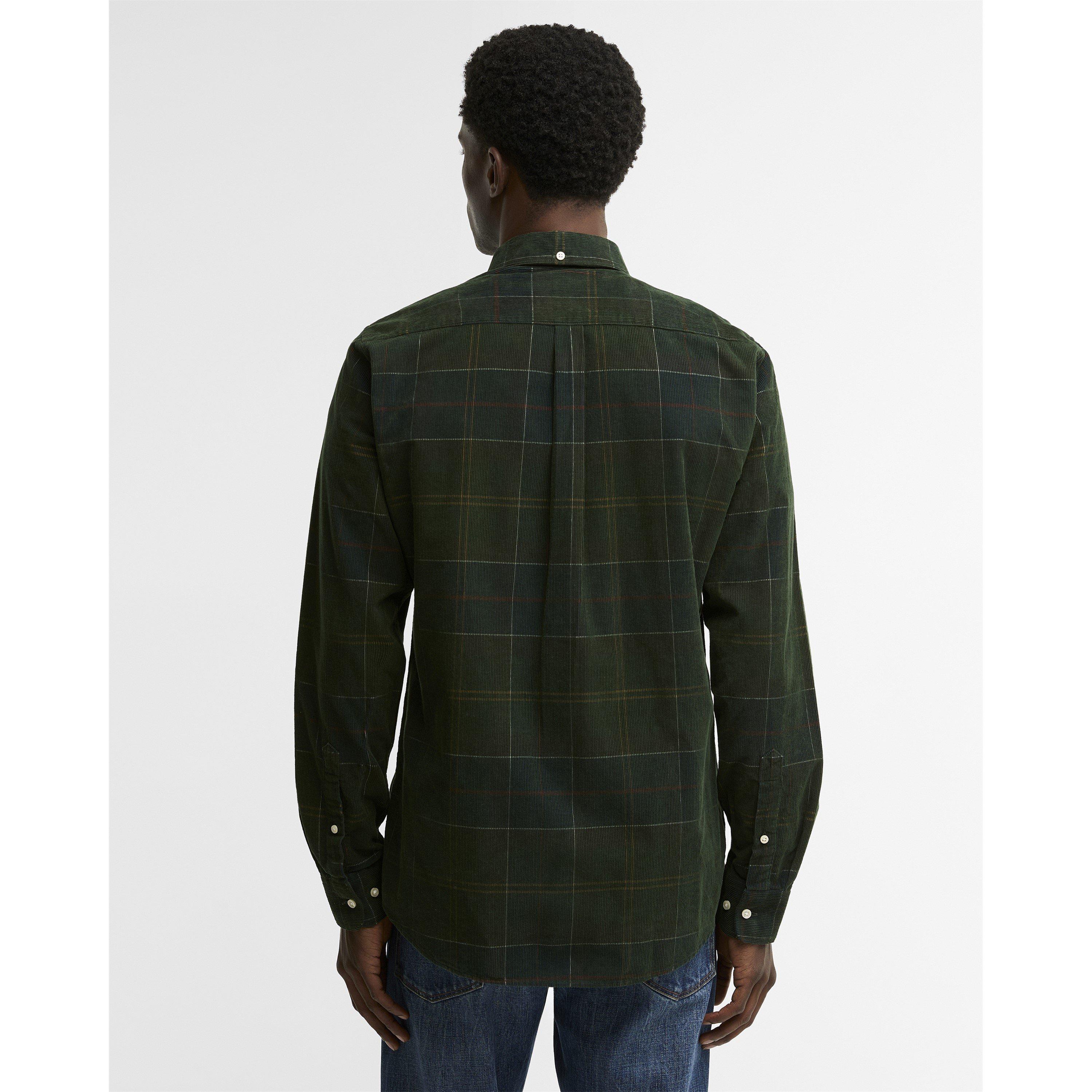 Clsc Trtn TN11 - Barbour - Men's Blair Tartan Cotton Long-Sleeve Tailored-Fit Corduroy Shirt - 3
