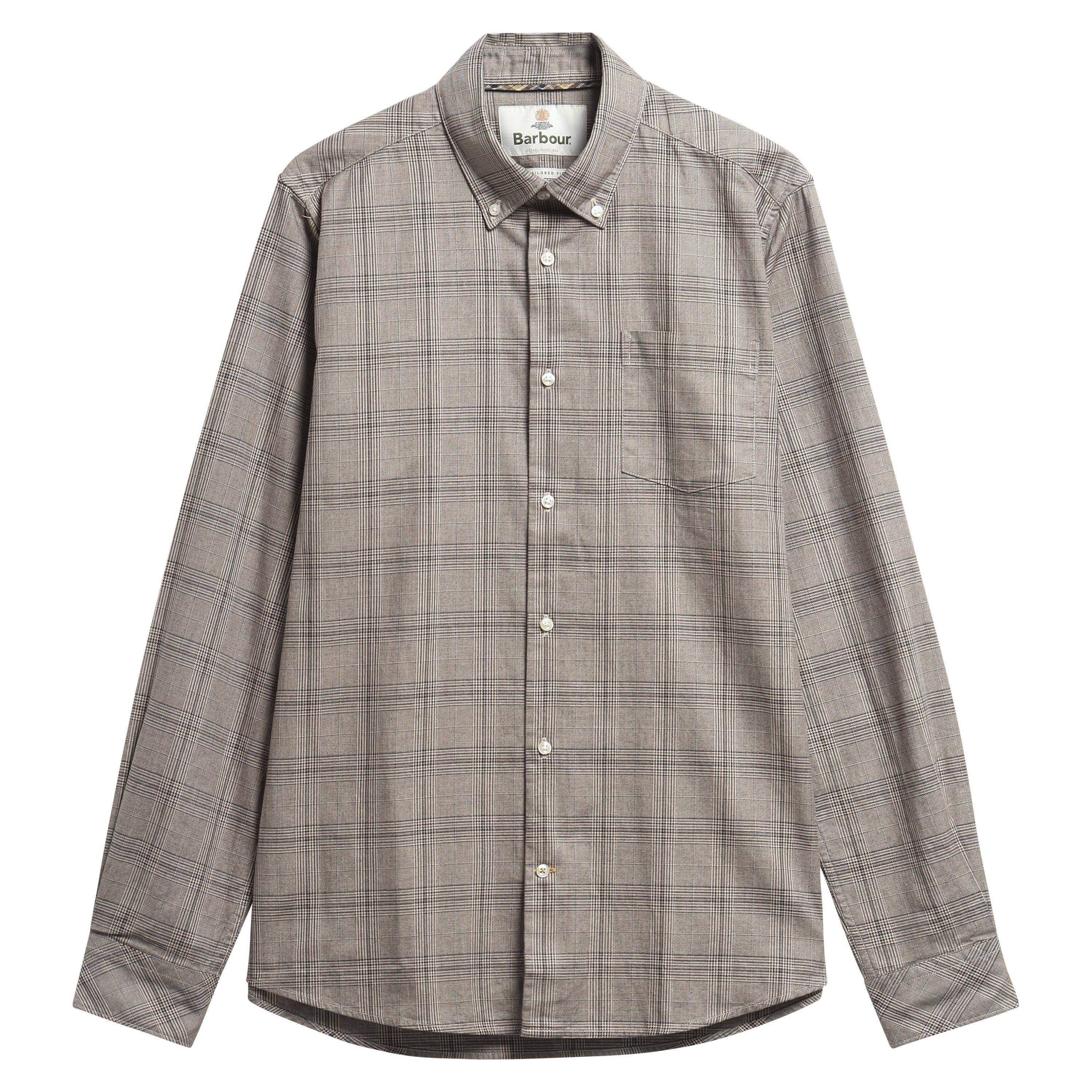 Stone ST51 - Barbour - Men's Franklin Barbour Modern Heritage Patterned Tailored-Fit Shirt - 2