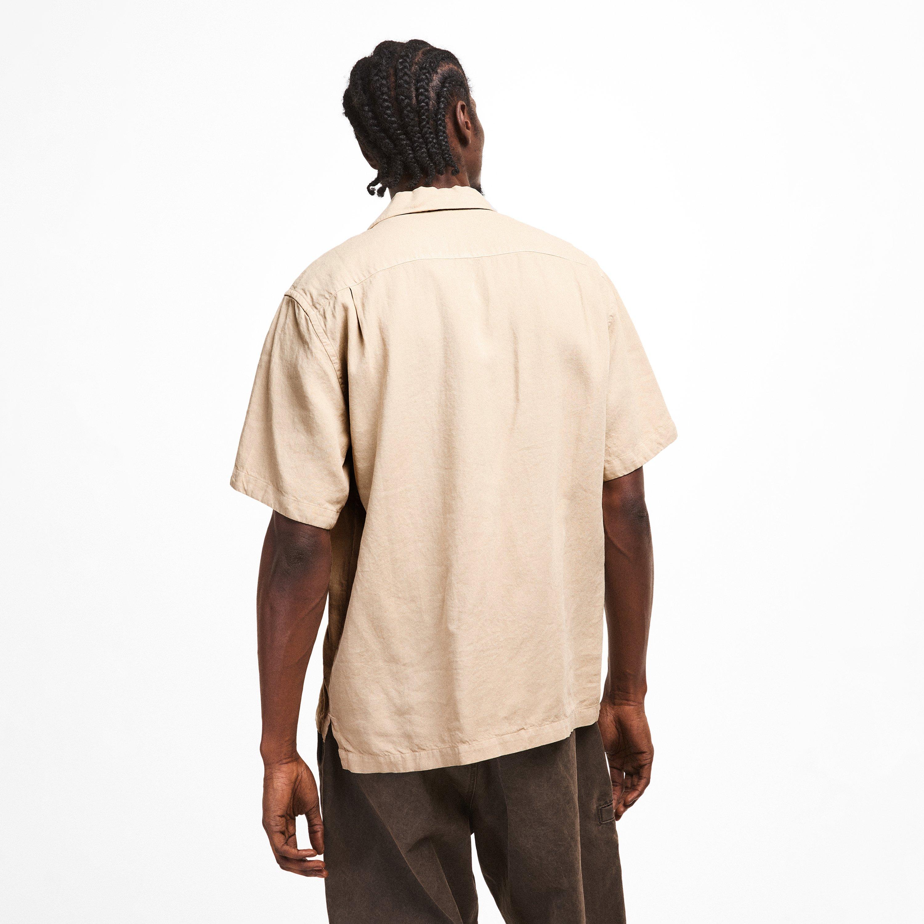 Oxford Tan 310 - Massimo Osti Studio - Men's Carta Short Sleeve Shirt - 4