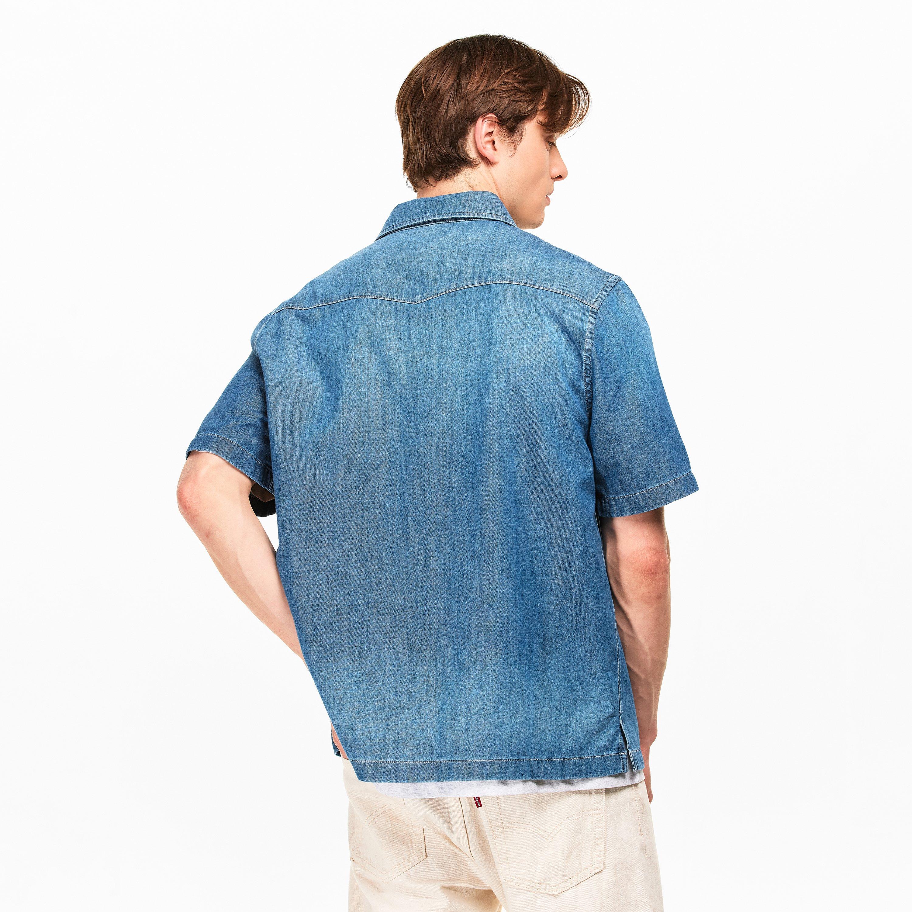 Gold River - 7 For All Mankind - Men's Short Sleeve Plain Shirt - 4