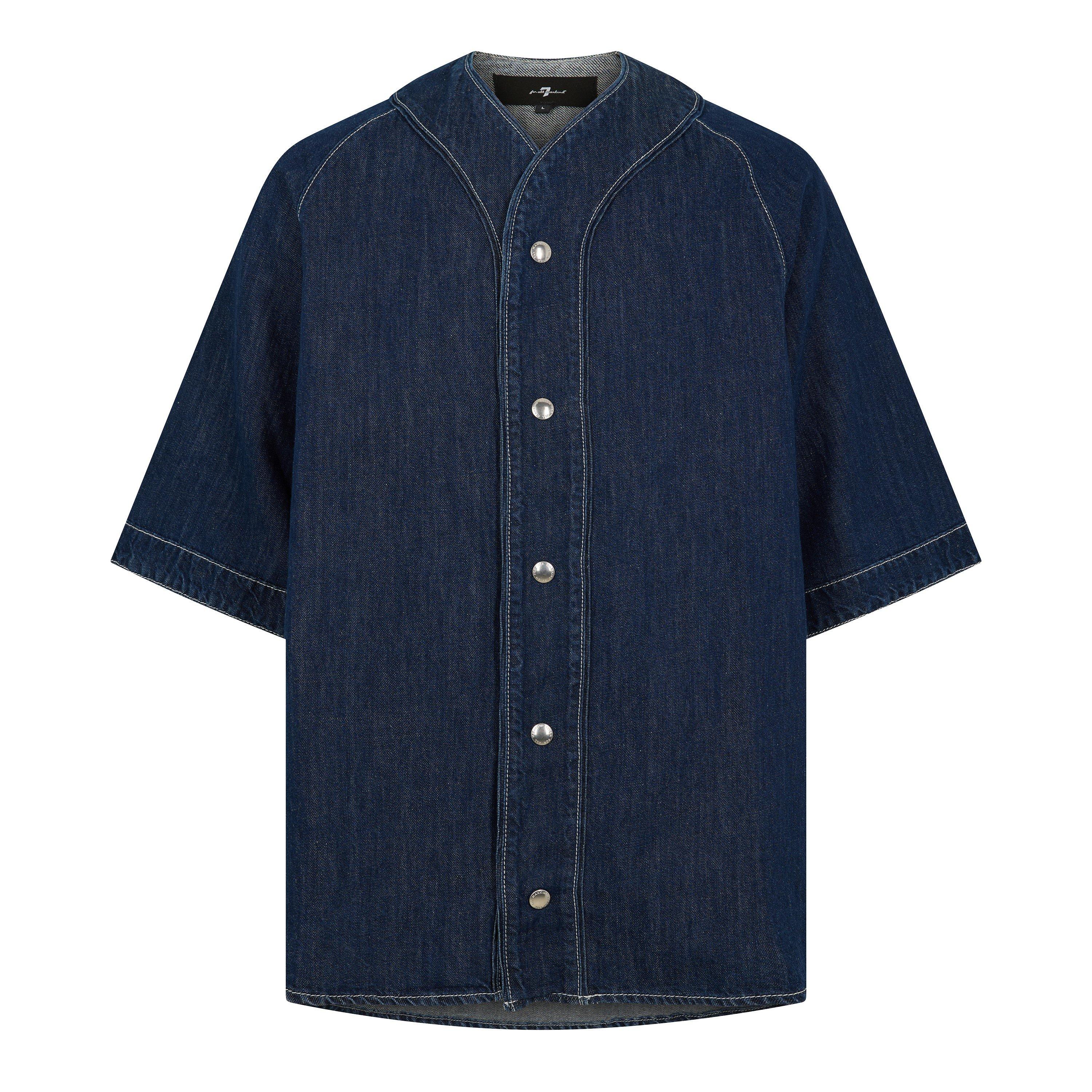 Nocturnal - 7 For All Mankind - Men's Plain Short Sleeve Shirt - 1