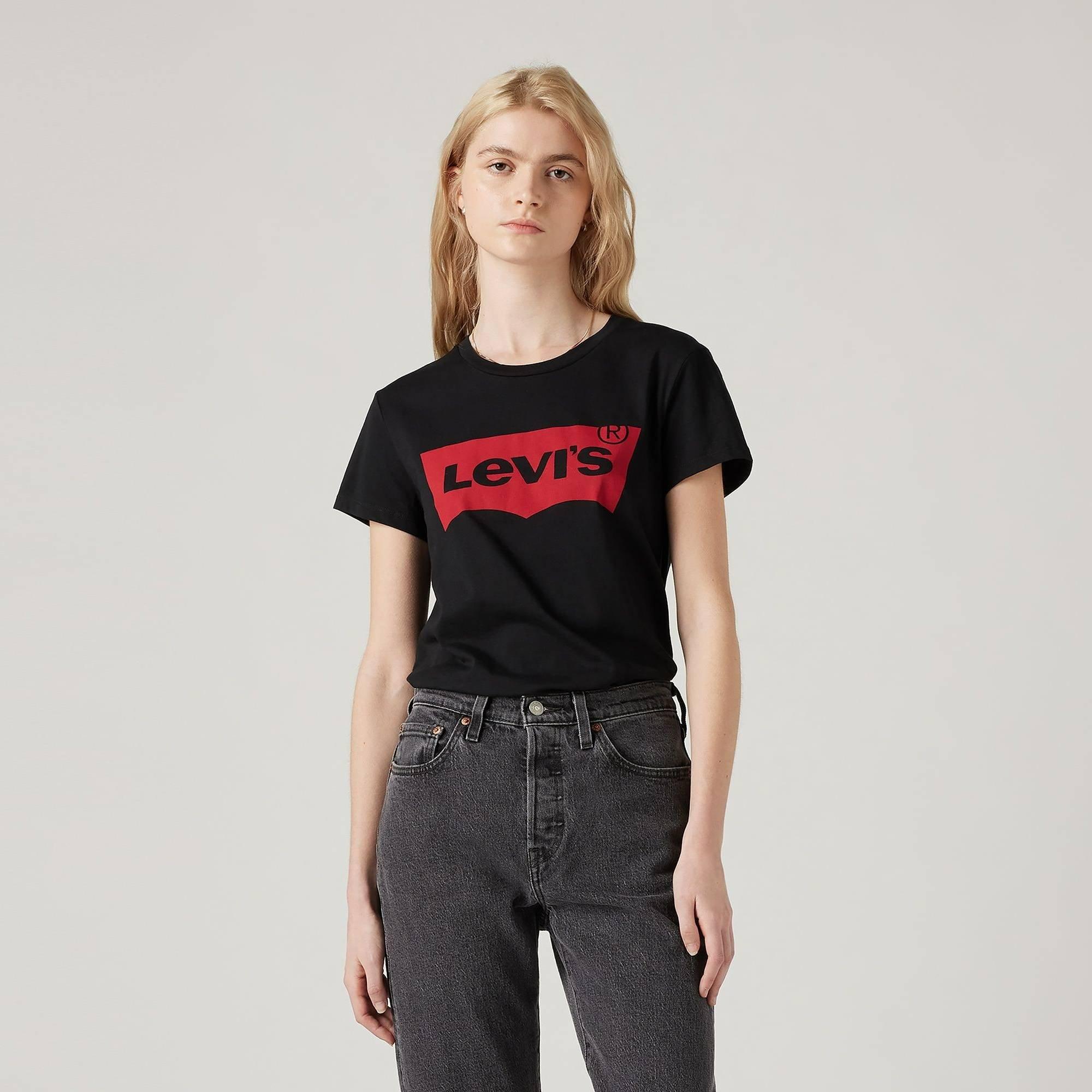 MINERAL BLACK - Levis - Batwing Logo T Shirt - 6