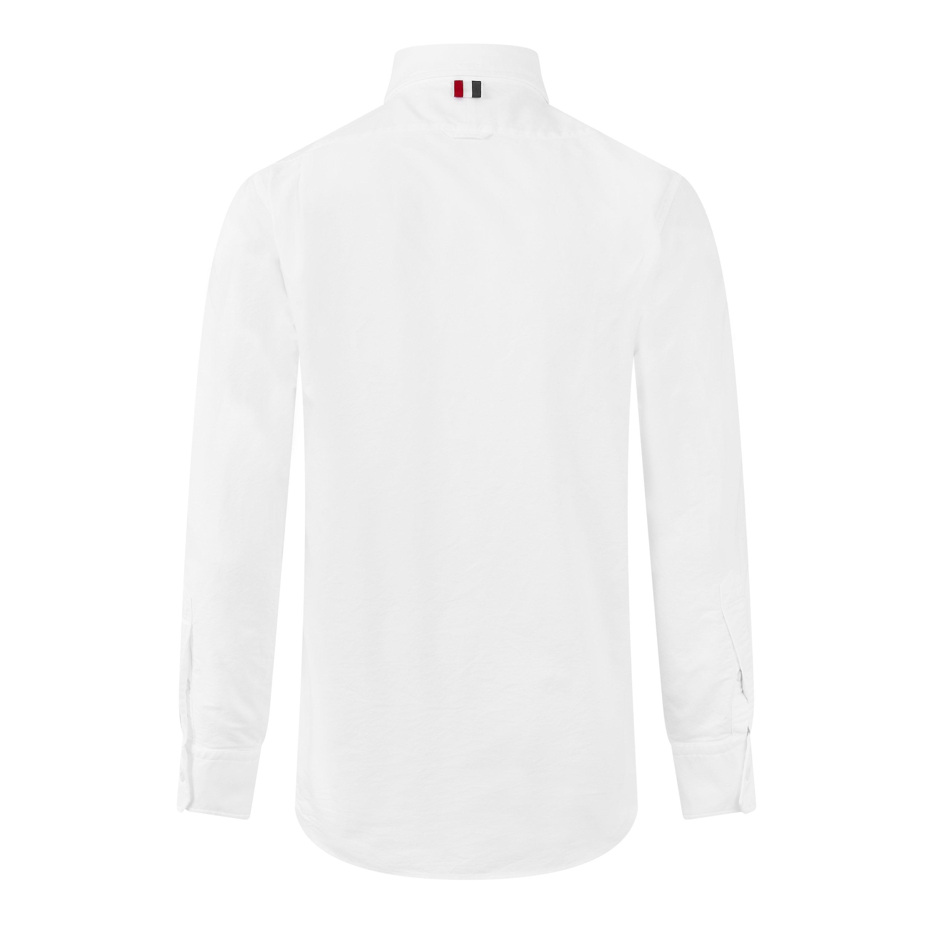 White - Thom Browne - TB Classic LS Oxford Sn63 - 2
