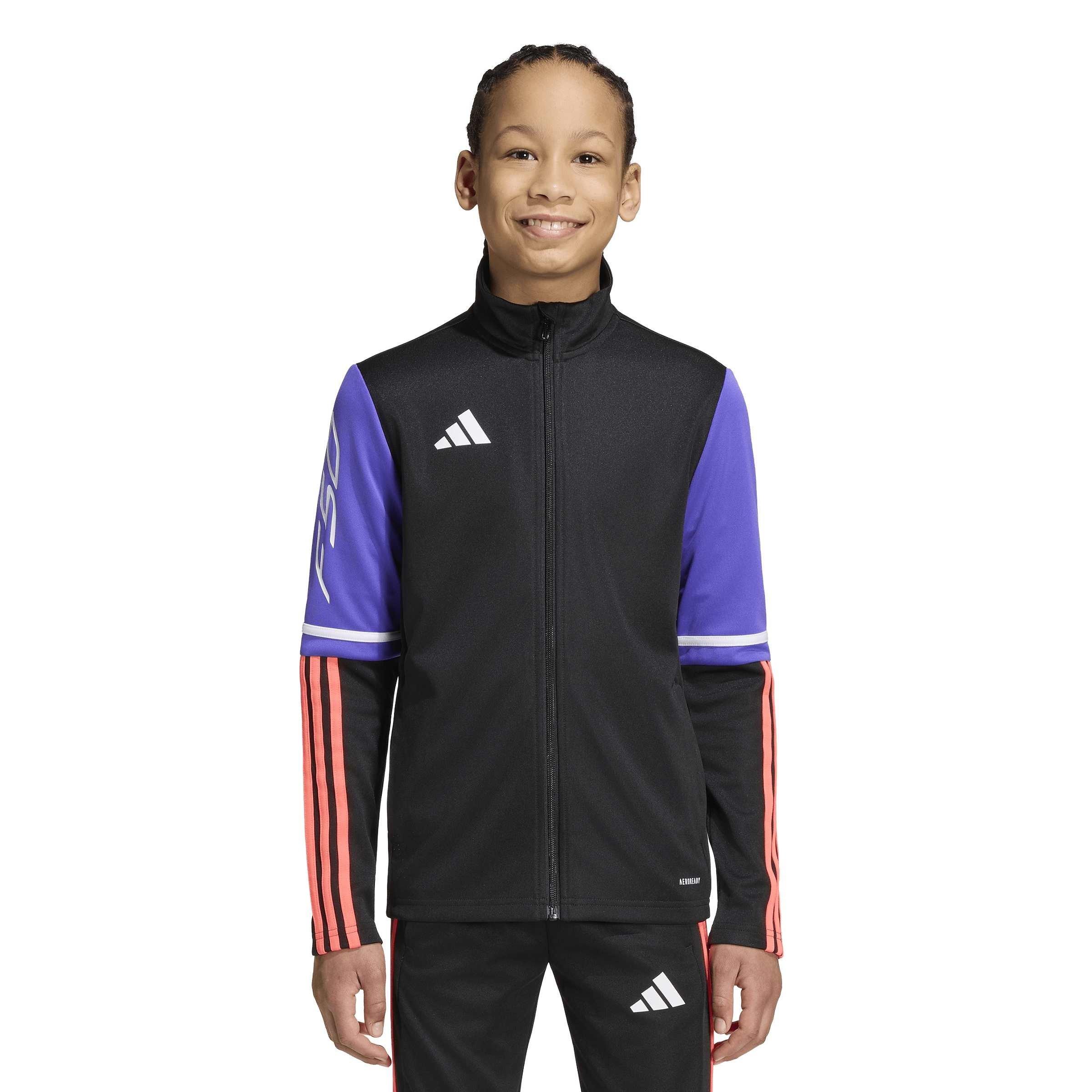 Zwart/Paars - adidas - Adidas F50 Trk Jkt Jn64 - 4