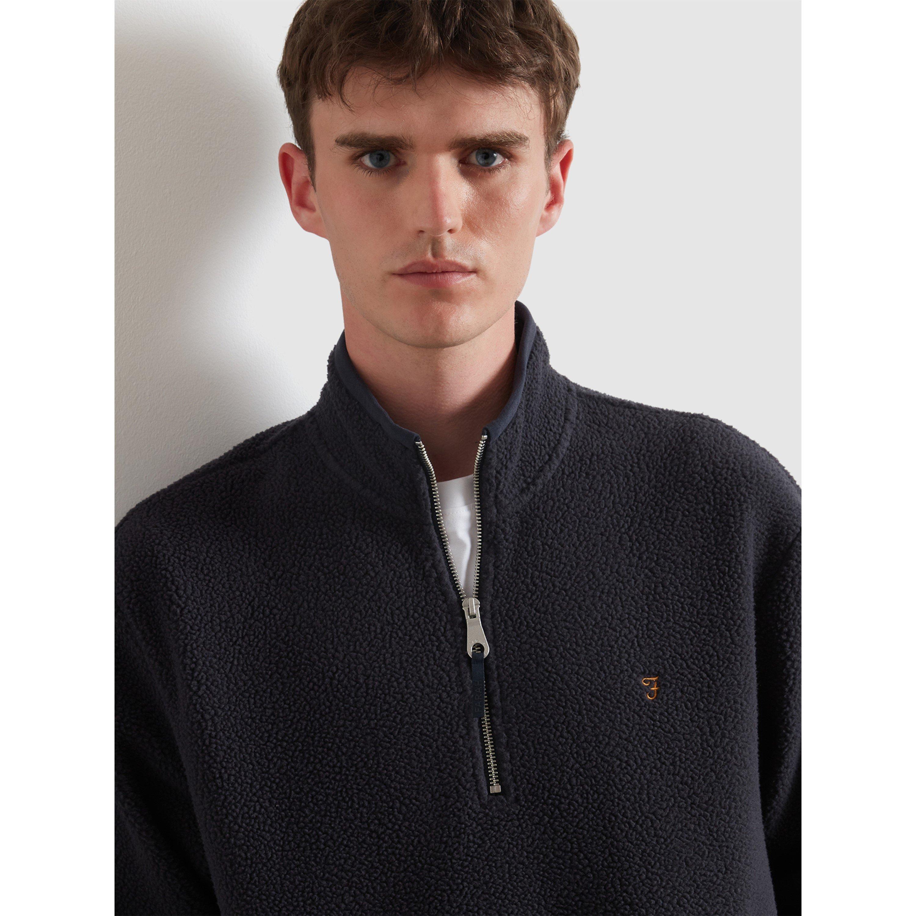 True Navy  412 - Farah - Farah Mews Fleece Sn61 - 4