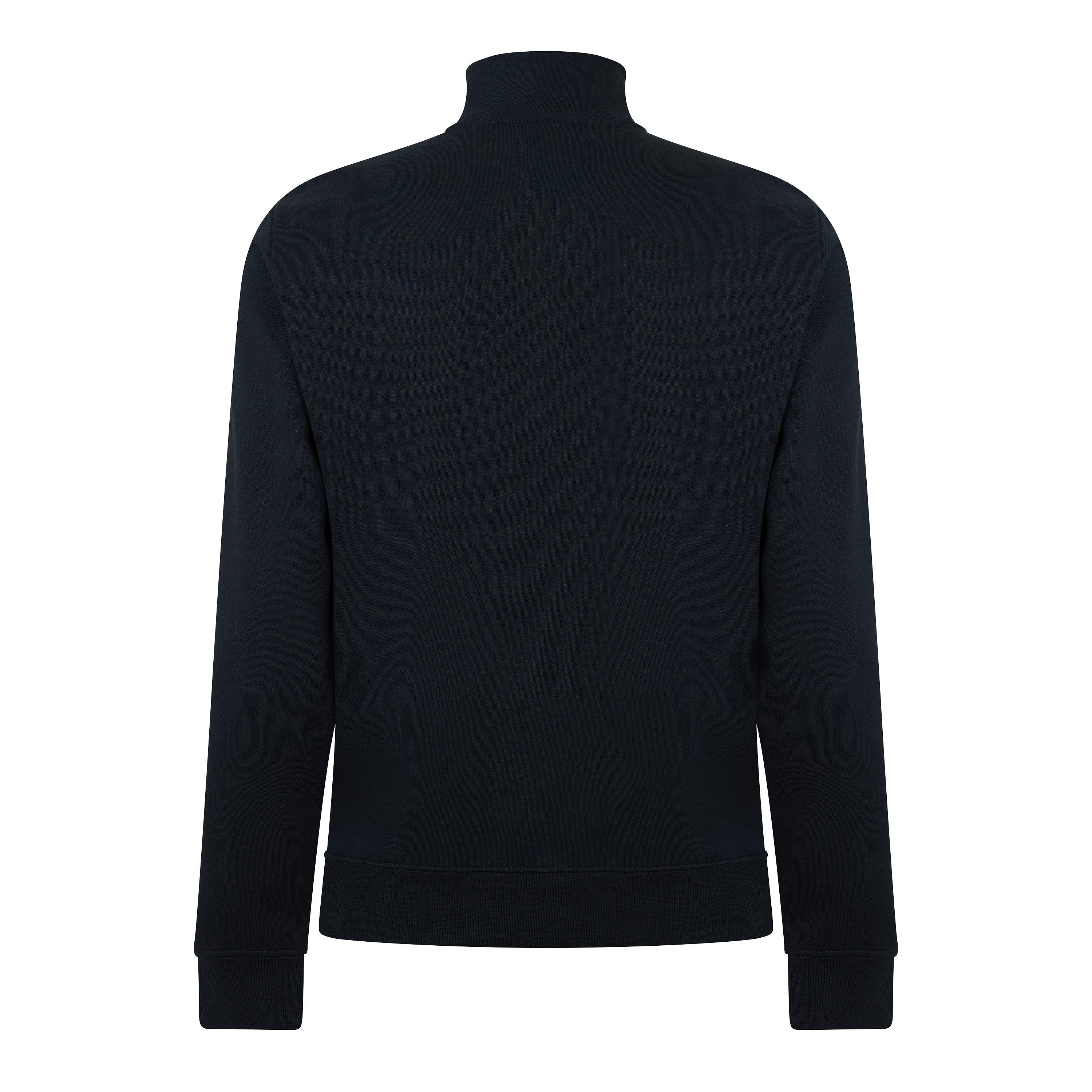 True Navy 412 - Farah - Men's Wilsdon Quarter Zip Fleece - 2